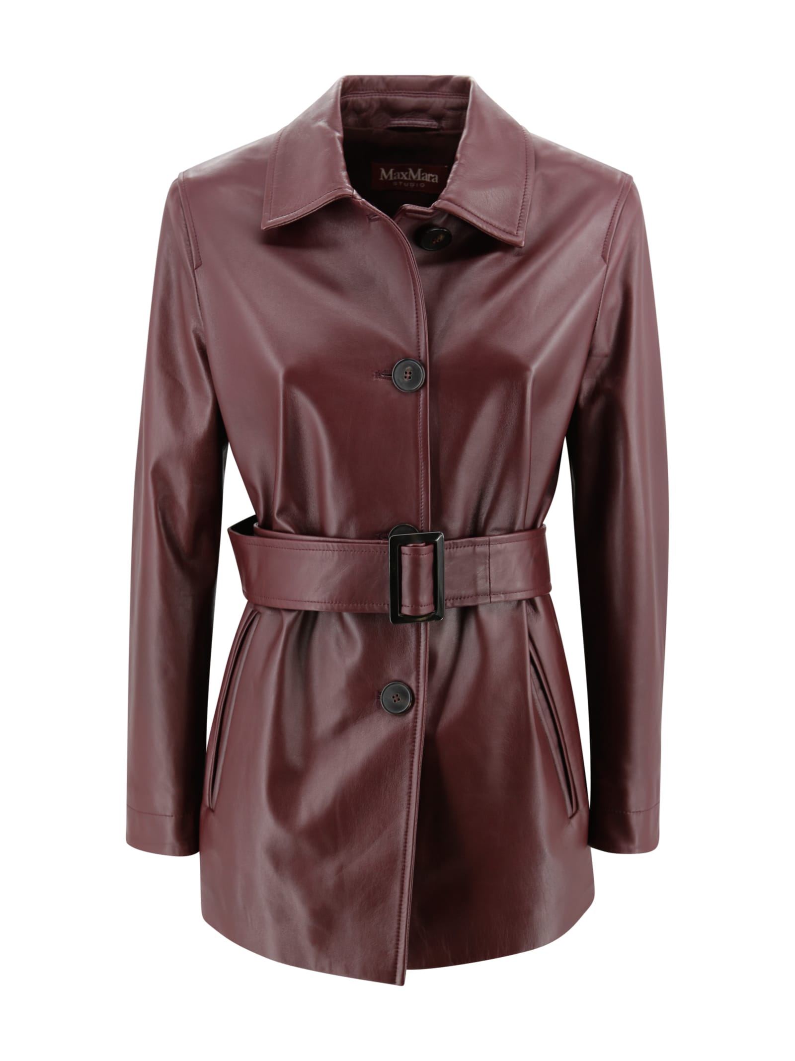 Nappa Jacket With Belt