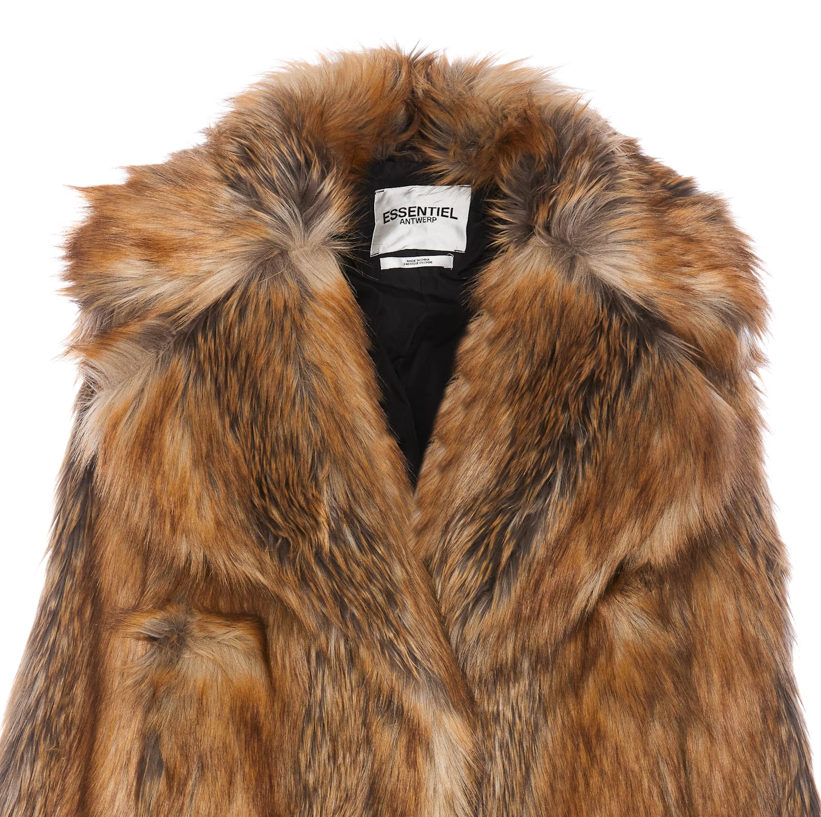 ESSENTIEL ANTWERP GRATIS FAUX FUR COAT 