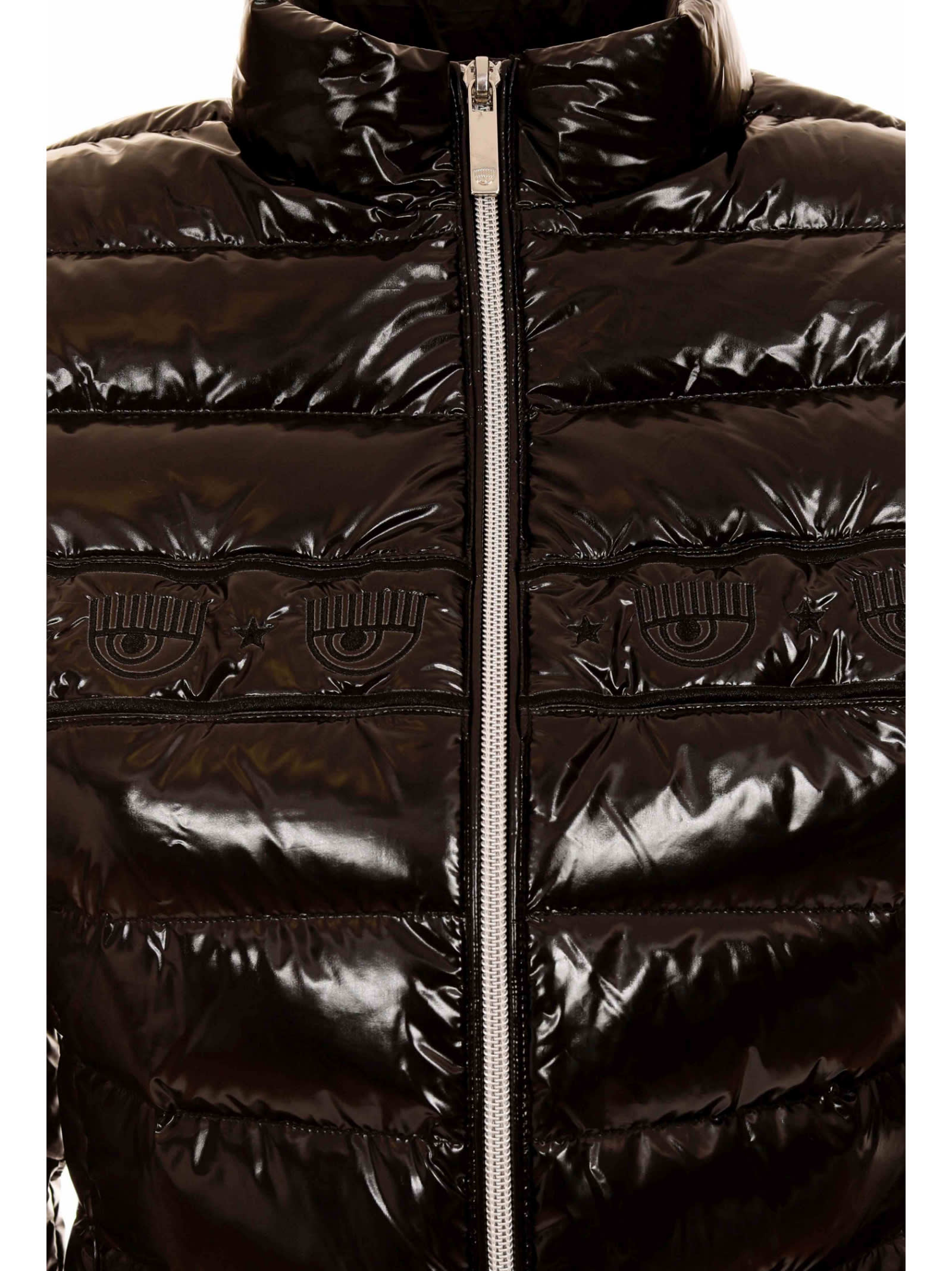 Chiara Ferragni Down Jacket In Black