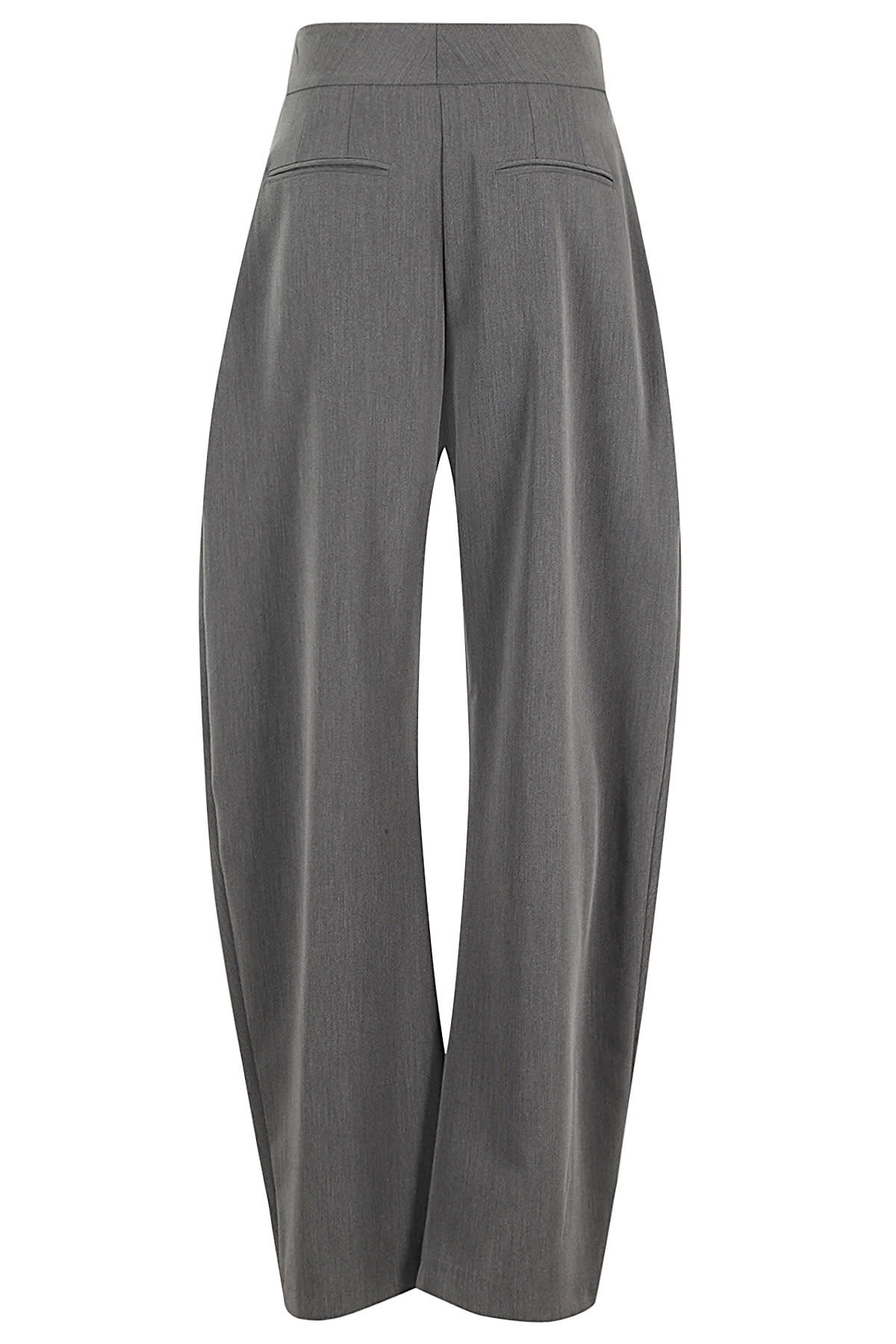 Shop Pinko Patre Pantalone Fluido In Grigio Excalibur