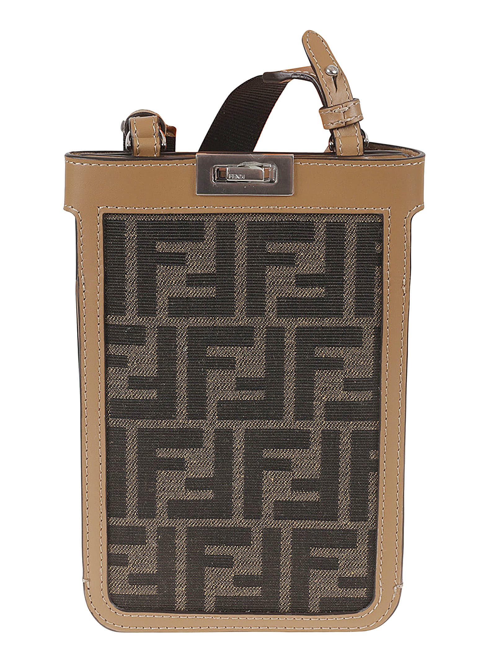 Fendi Jacquard Cellphone Bag