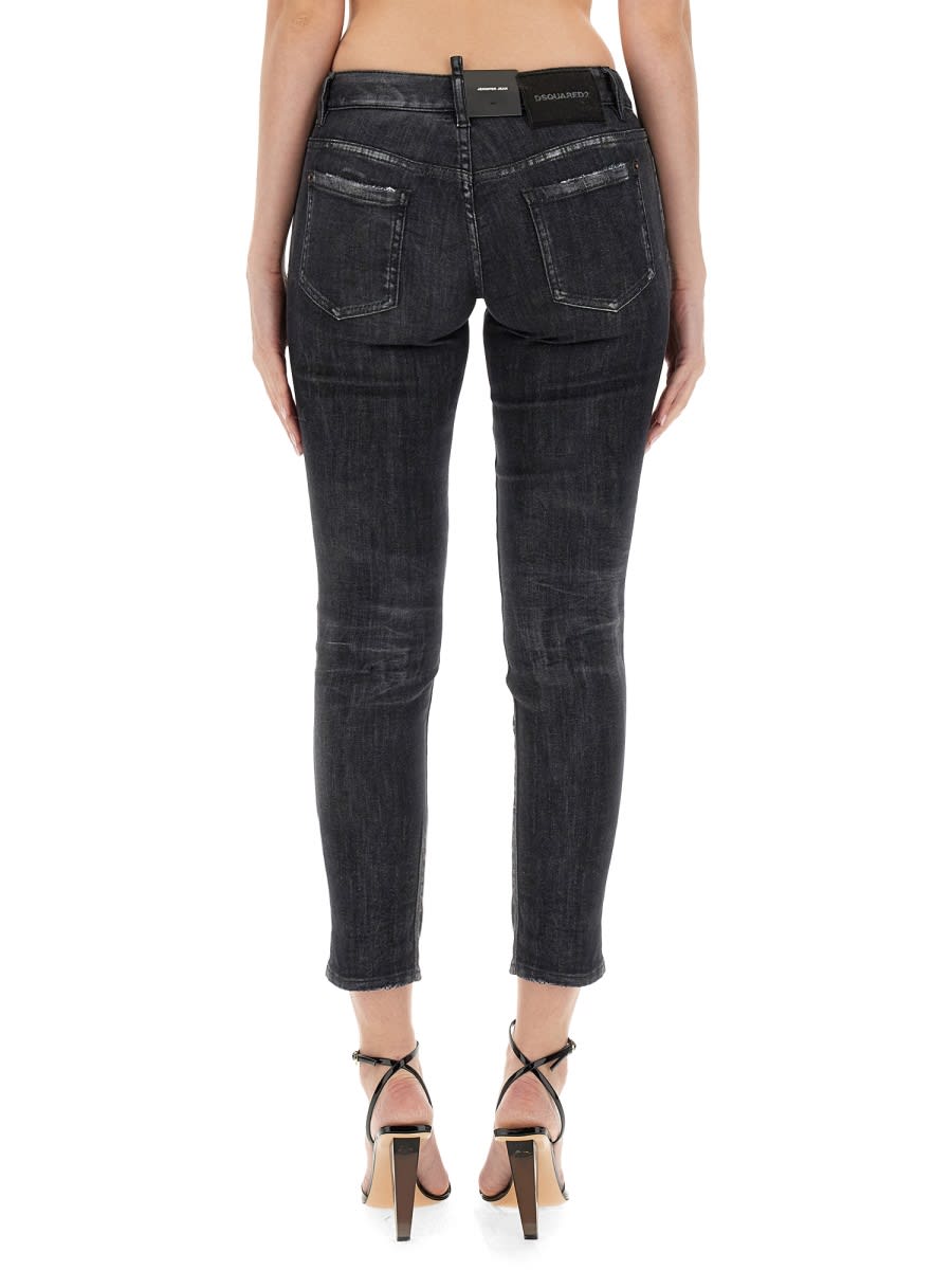Shop Dsquared2 Jeans Jennifer In Black