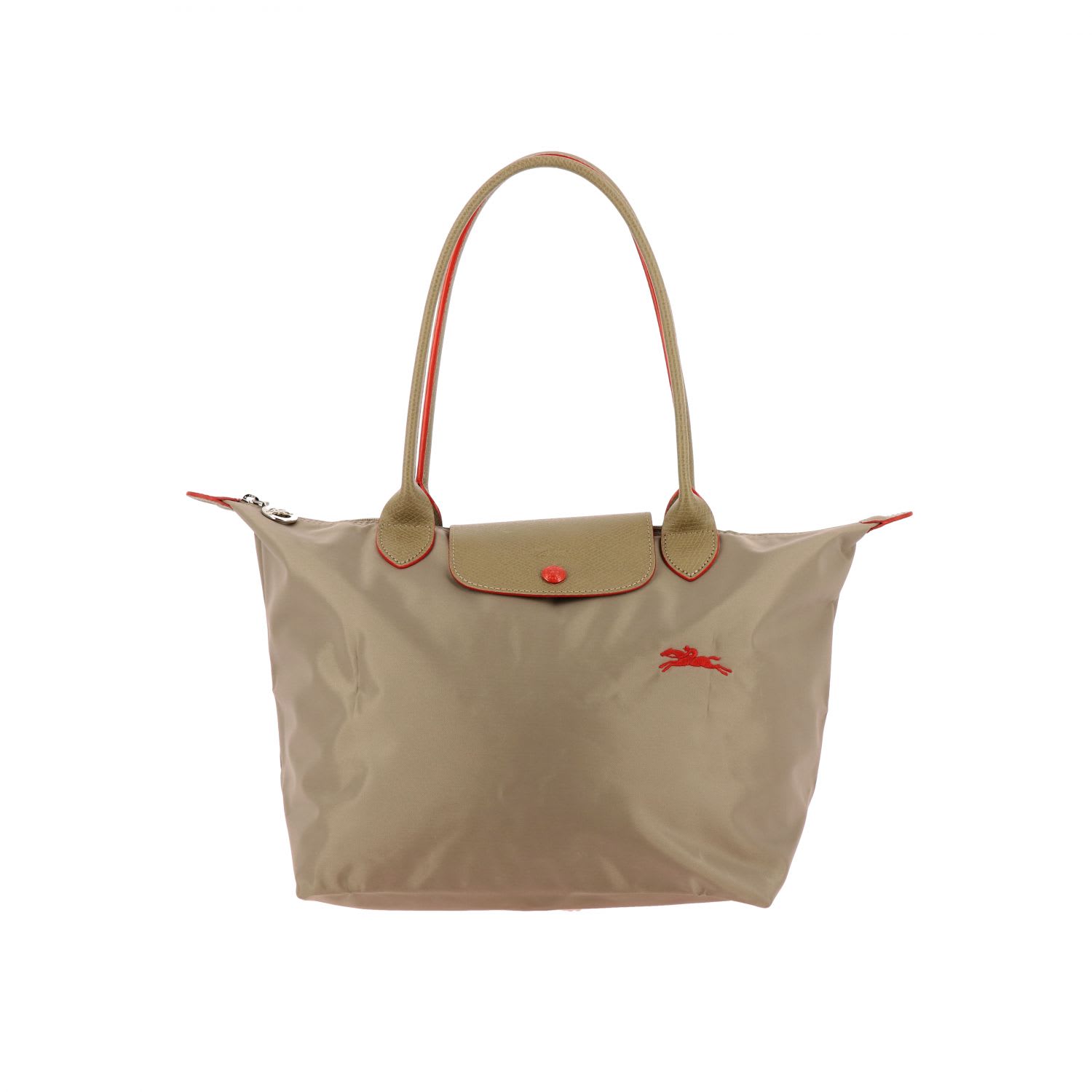 Click to view more detailed imagery on our partner's website Longchamp In Nylon In Dove Grey