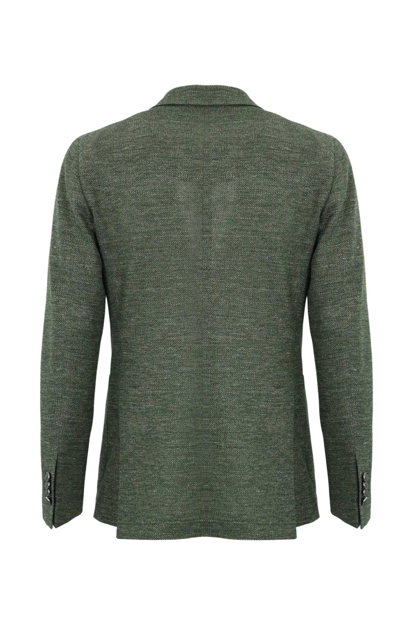 Tagliatore Single-breasted Jacket In Linen And Cotton Blend