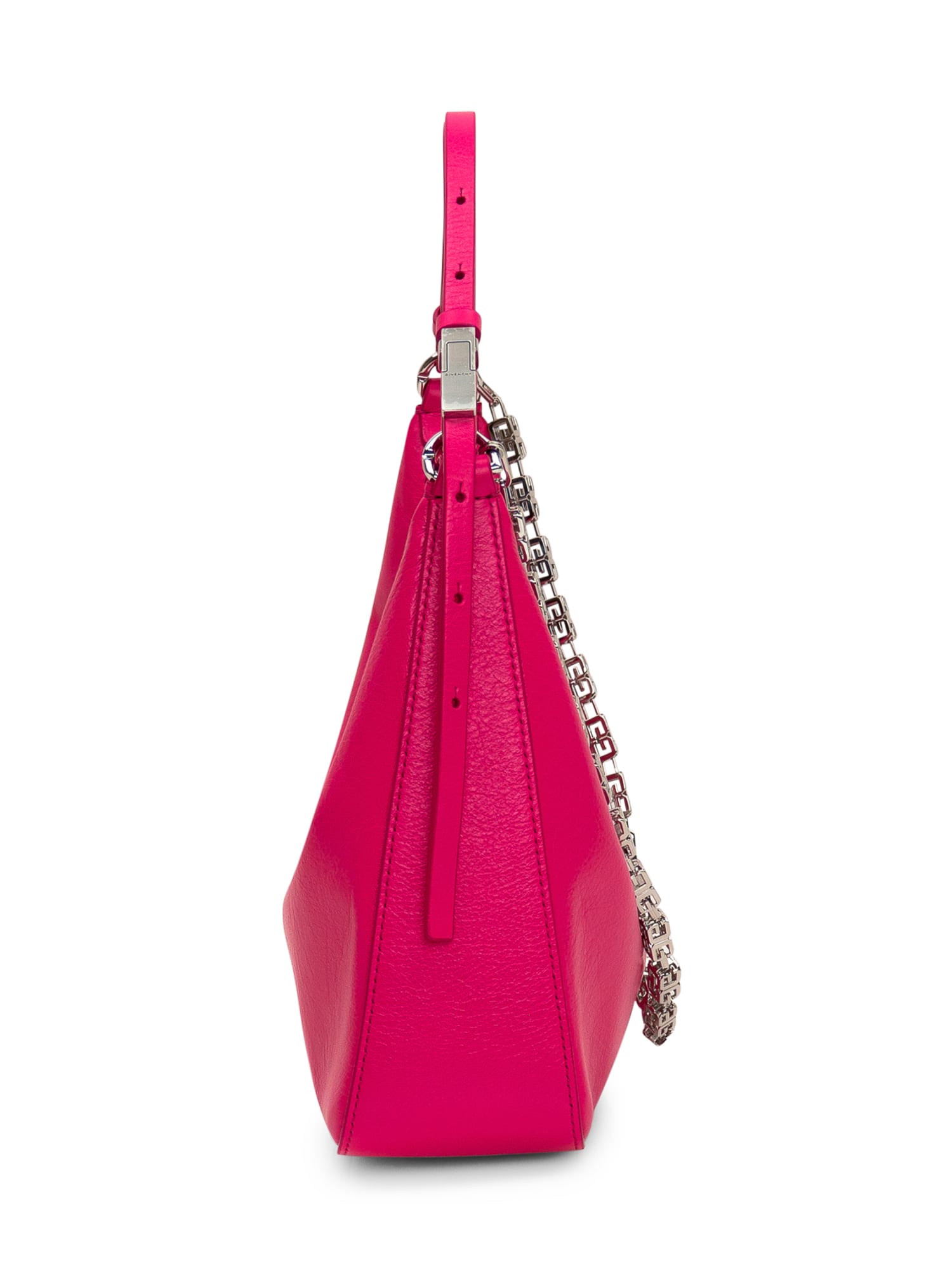 Givenchy Small Moon Cut Out Fuxia Bag In Pink