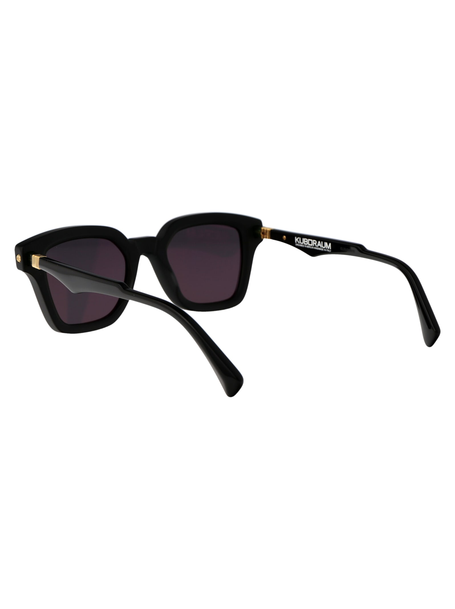 Shop Kuboraum Maske Q3 Sunglasses In Bm 2grey