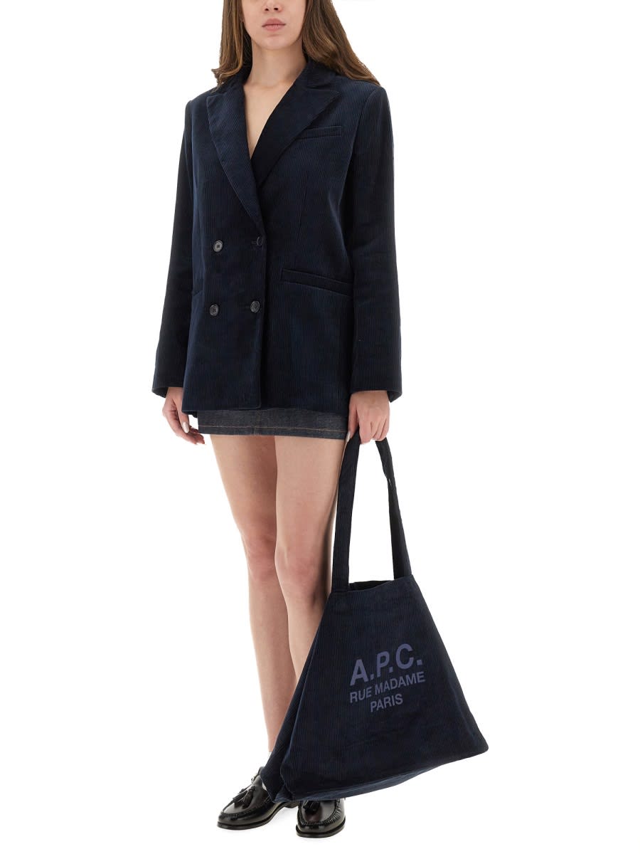 Apc Lucy Jacket A.p.c. In Blue