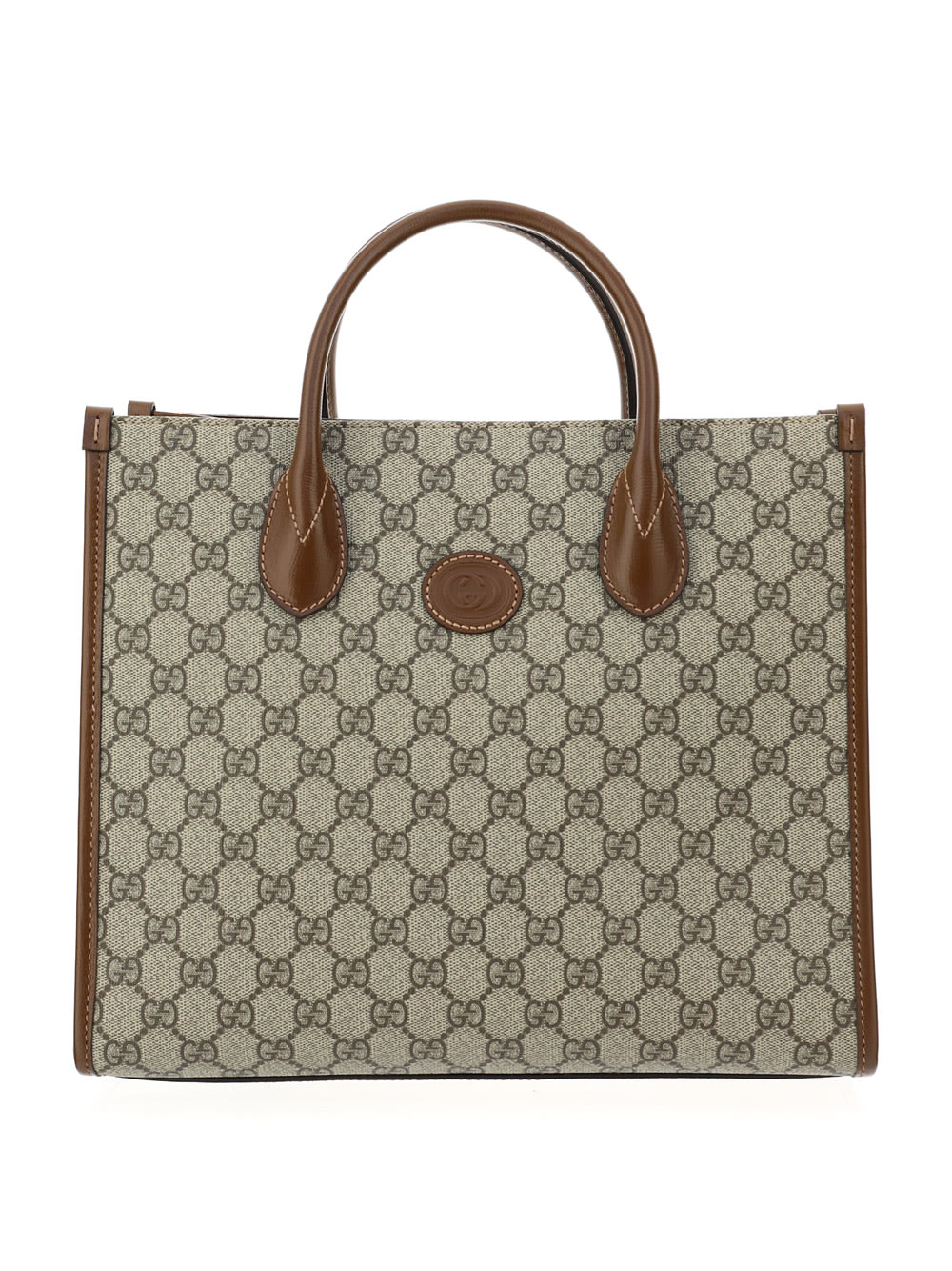 Gucci Tote Bag In B.eb/brown Sugar