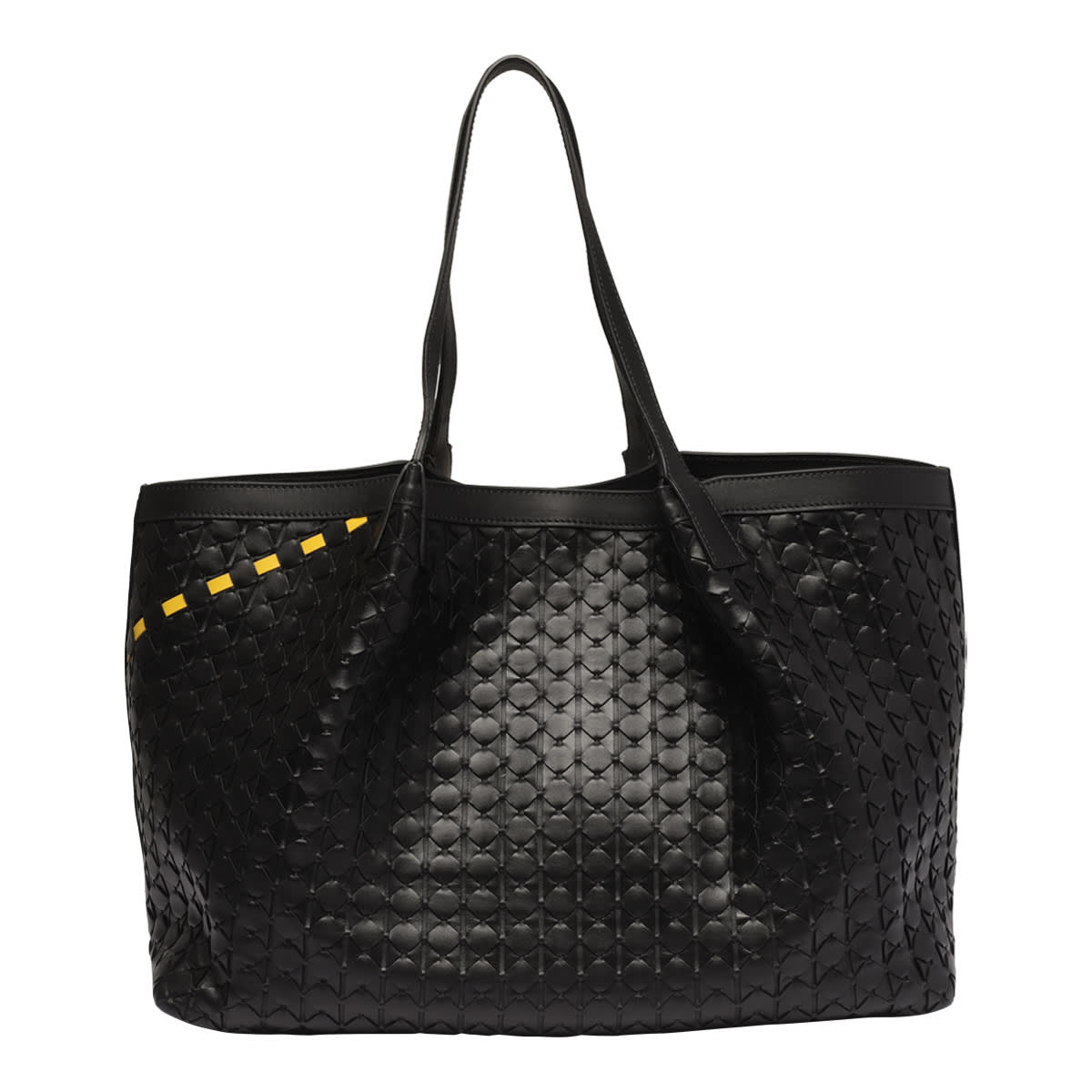 Shop Serapian Secret Tote Mosaico Bag In Black