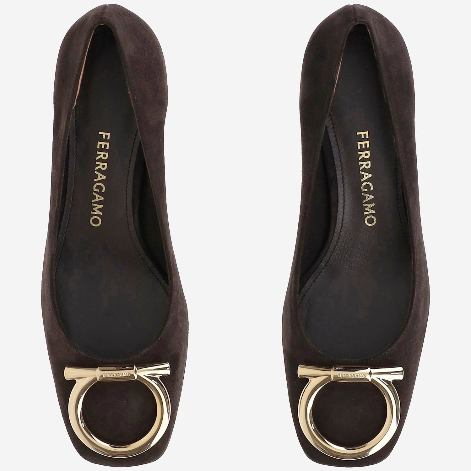 Ferragamo 40mm Gancini-embellished Block-heel Pumps In Green