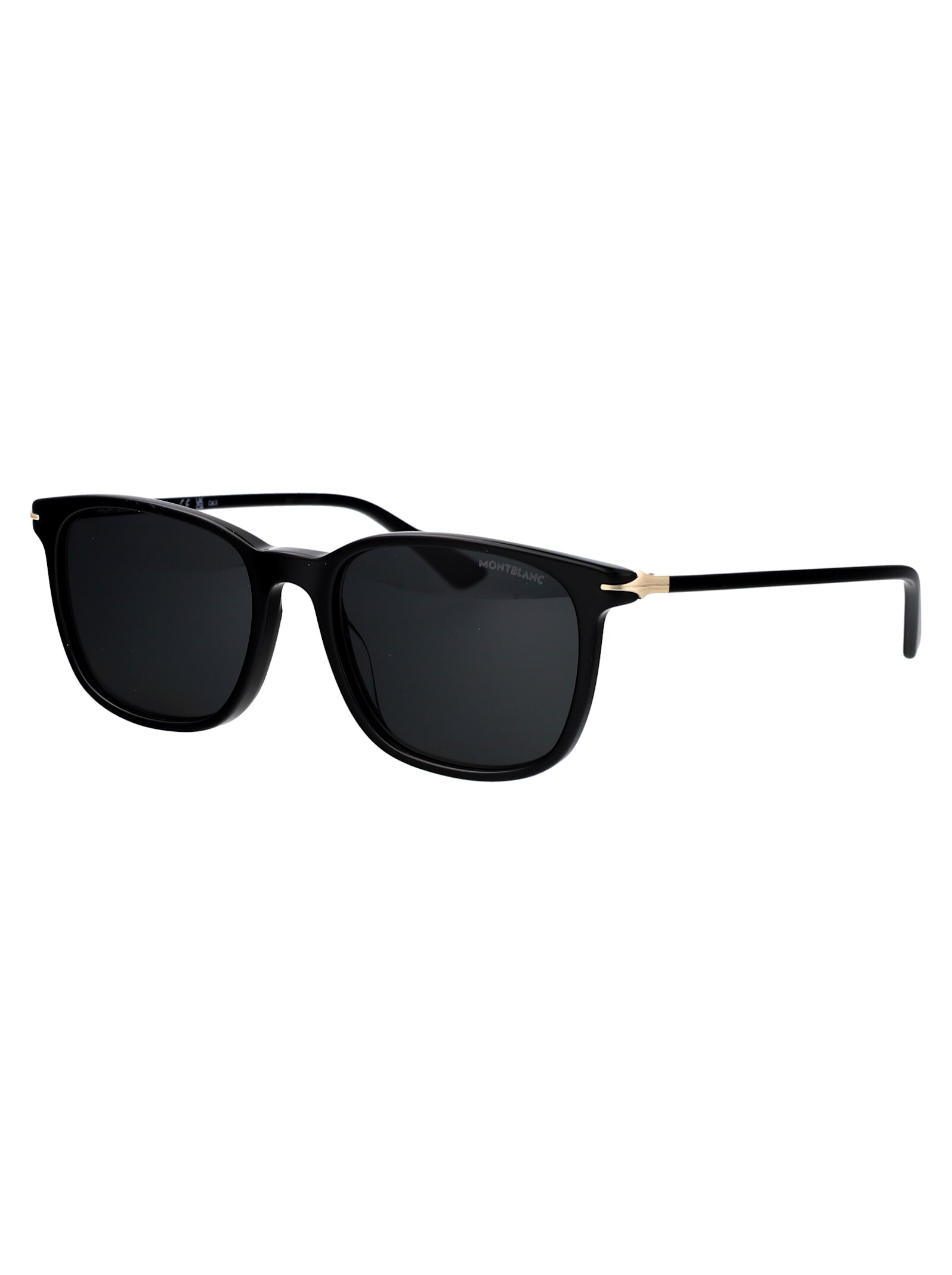 Shop Montblanc Mb0338s Sunglasses In Black