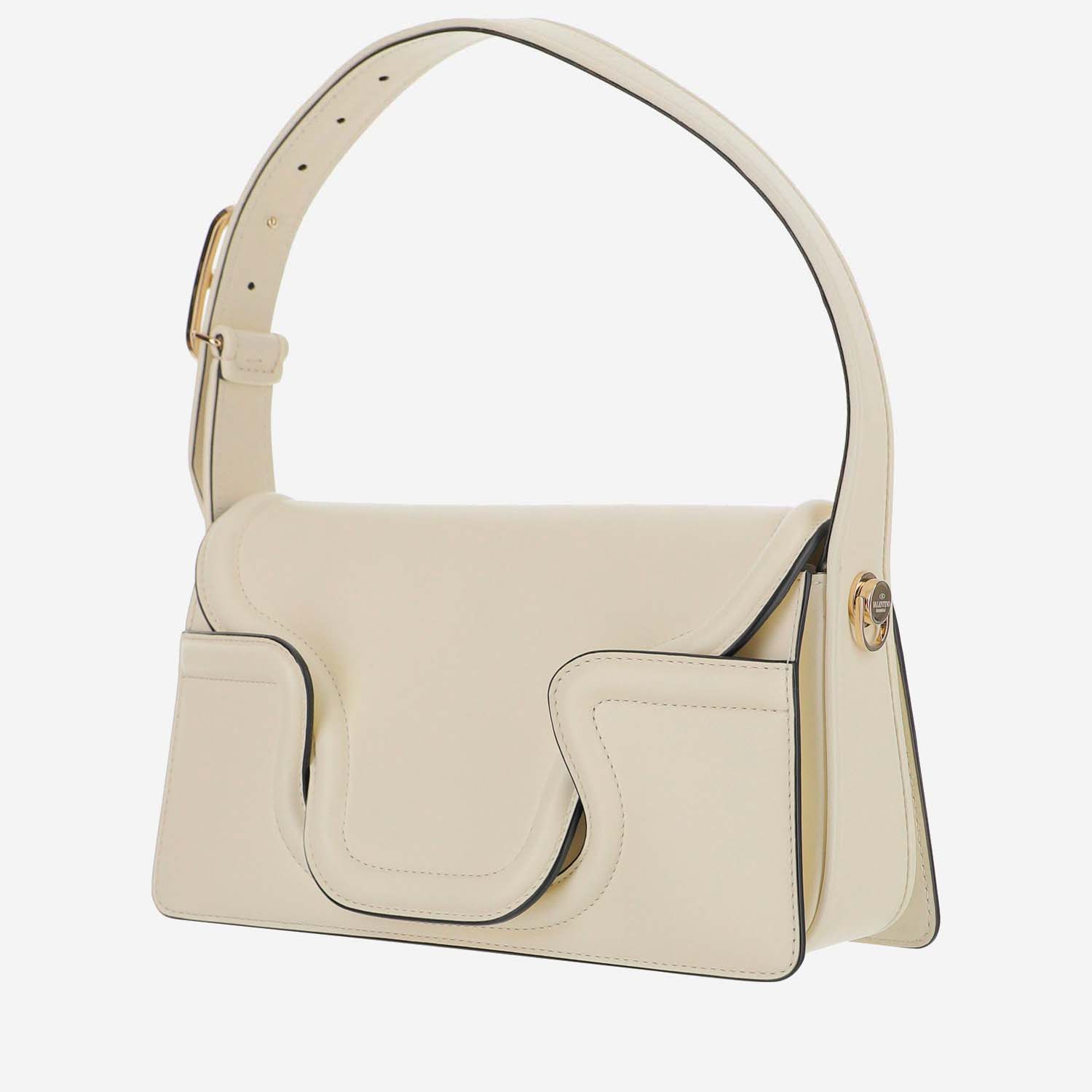 Valentino Le Grand Deuxieme Shoulder Bag In White