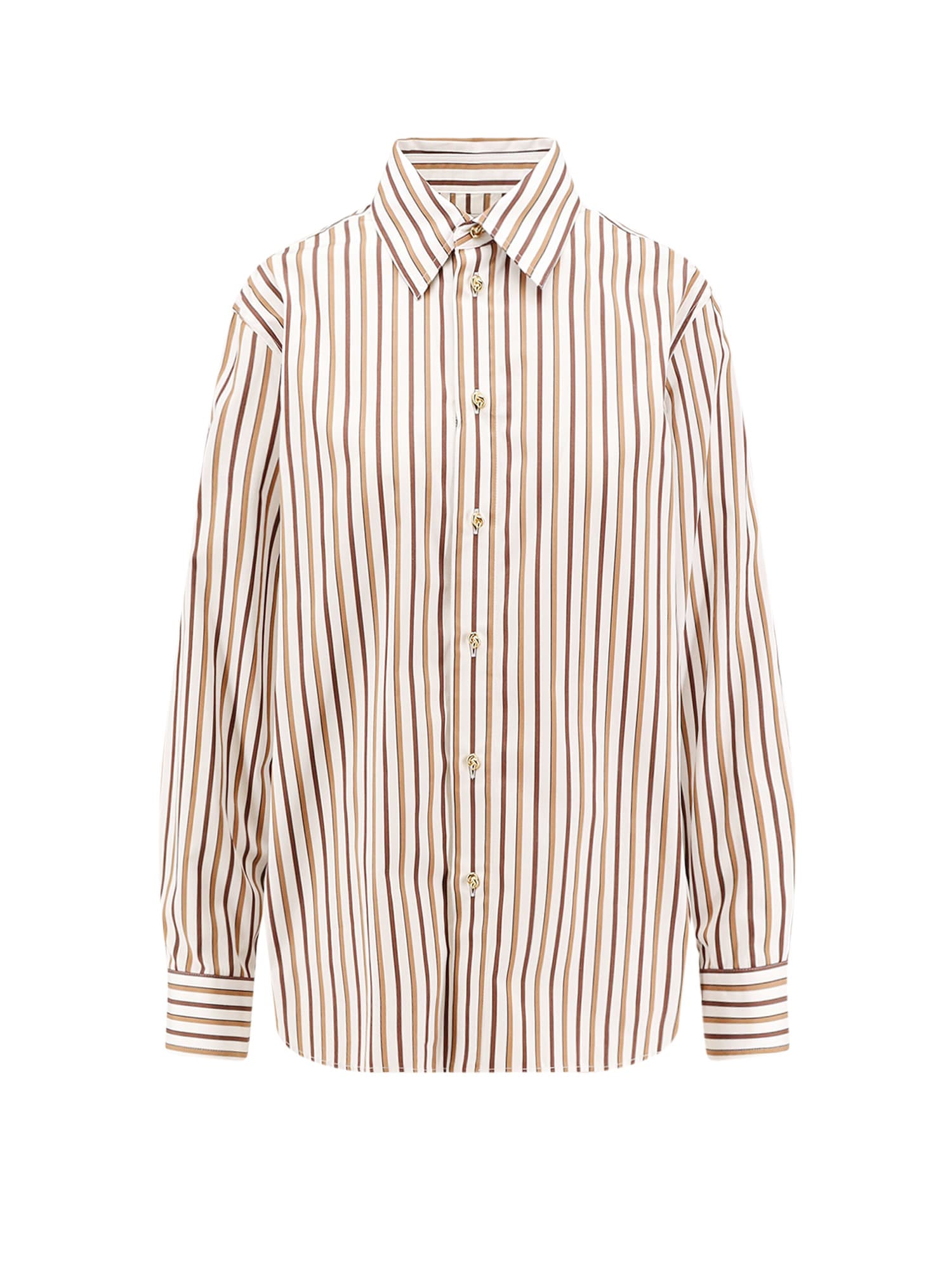 Bottega Veneta Cotton Shirt In Multi