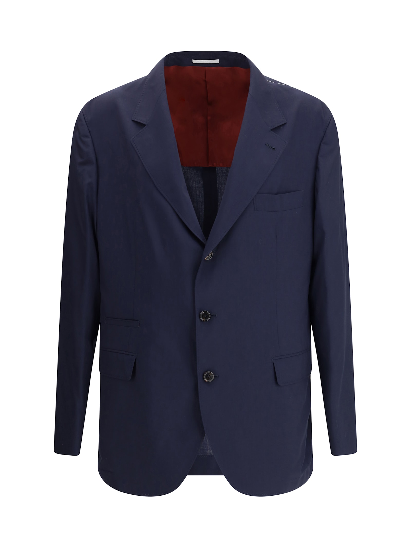 Brunello Cucinelli Three-button Blazer In Blue