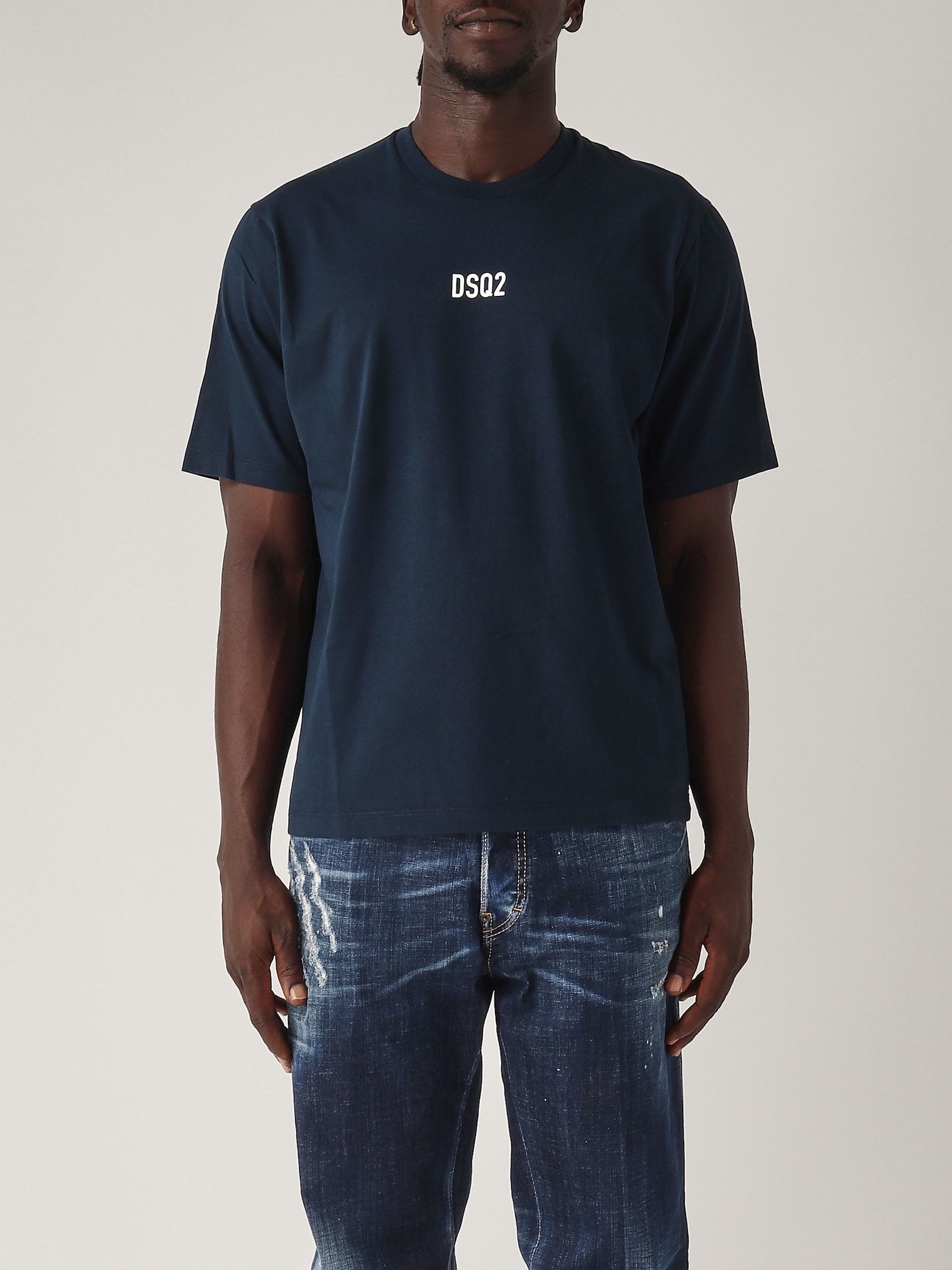 Shop Dsquared2 T-shirt T-shirt In Navy