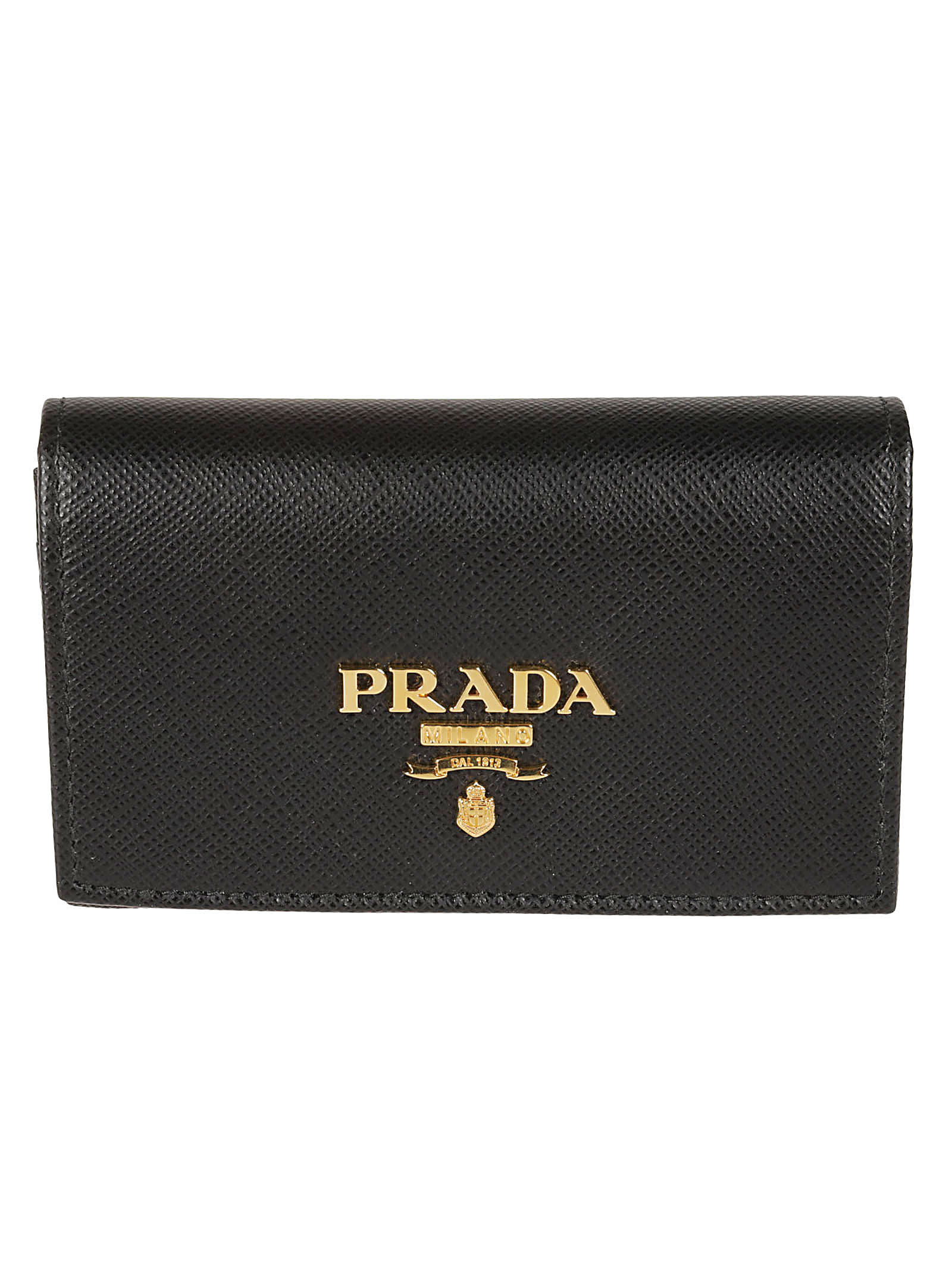 Prada Logo Flap Wallet