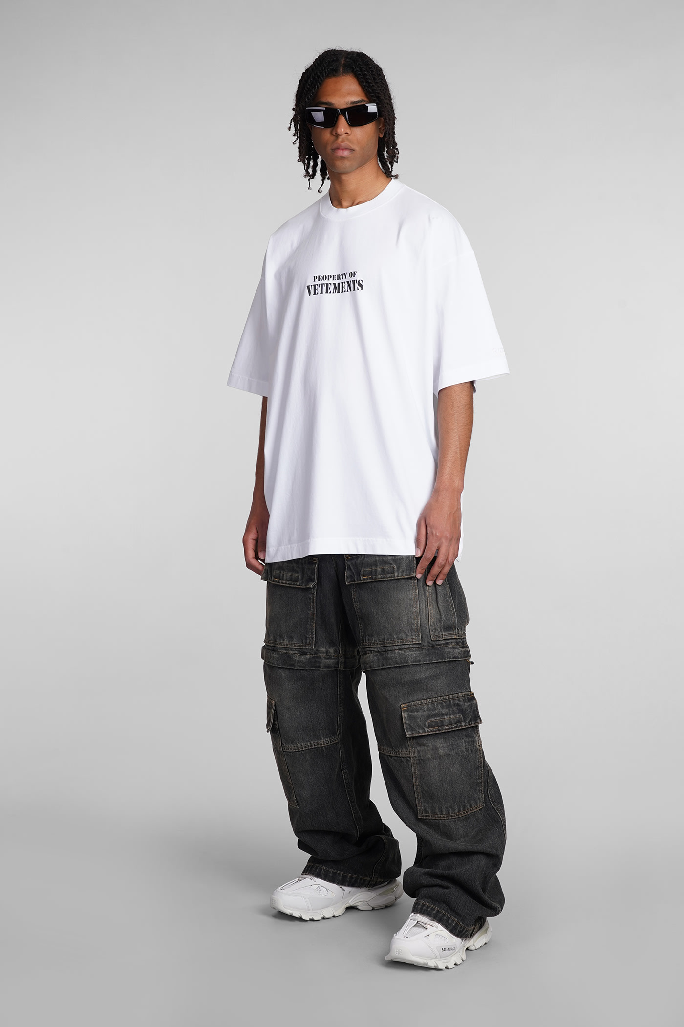 Shop Vetements T-shirt In White Cotton