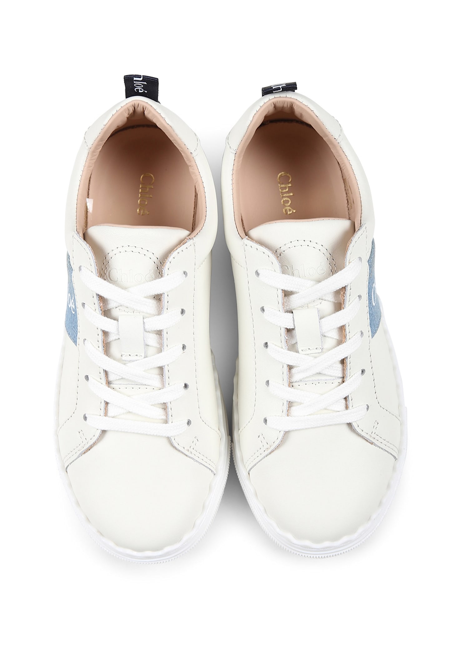 Chloé Escale Sneakers In Ivory