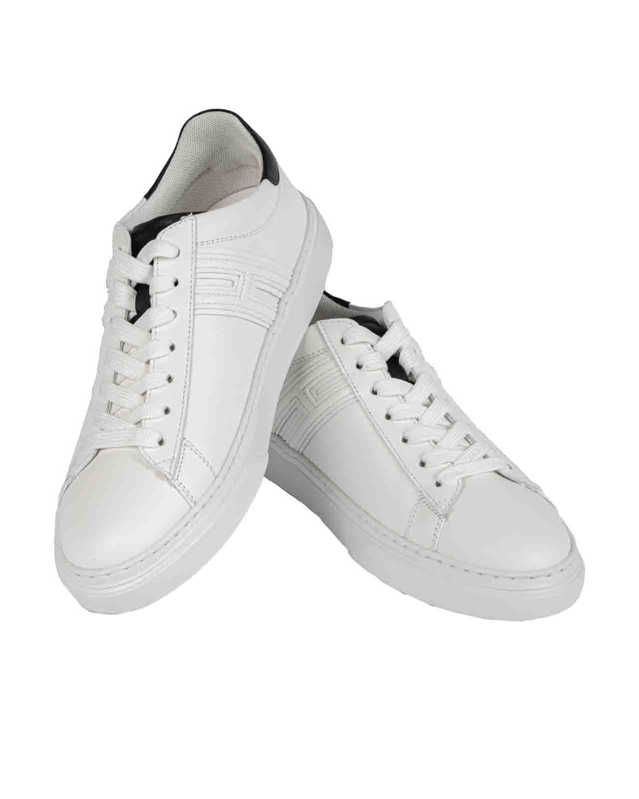 Shop Hogan Flat Shoes White