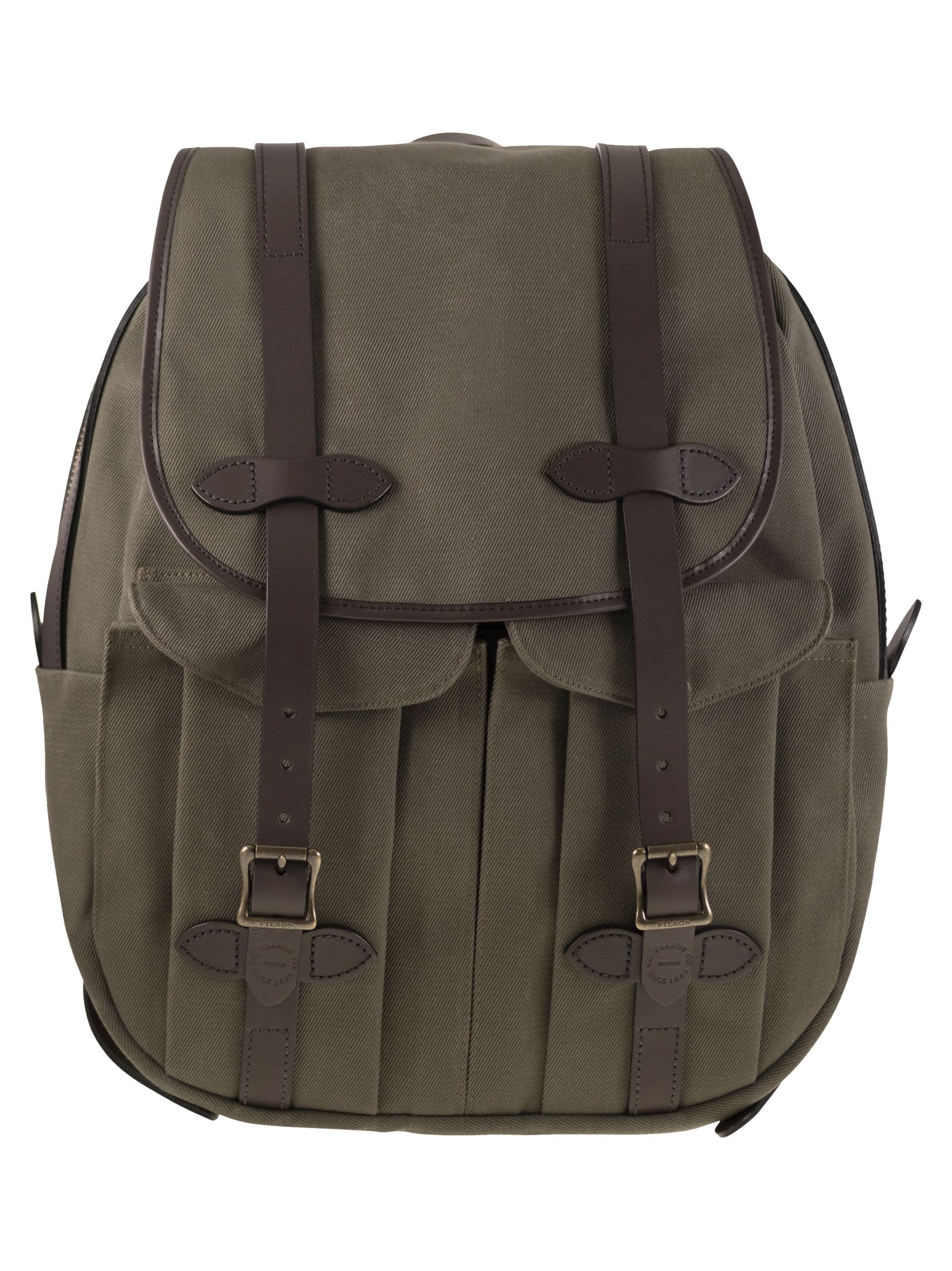 Filson Rugged Twill Large Backpack In Green
