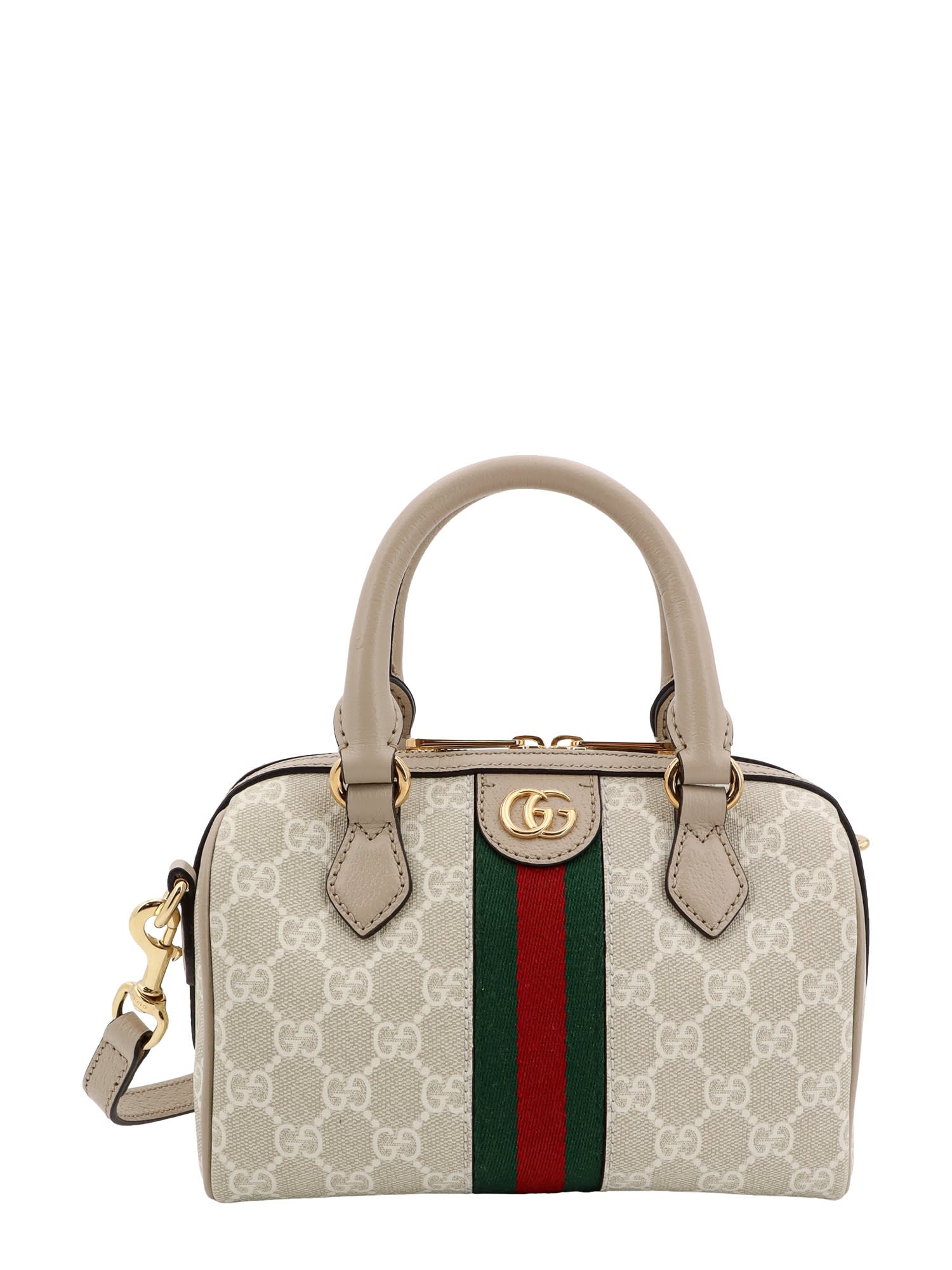 Gucci Ophidia Gg Supreme Handbag In Beige