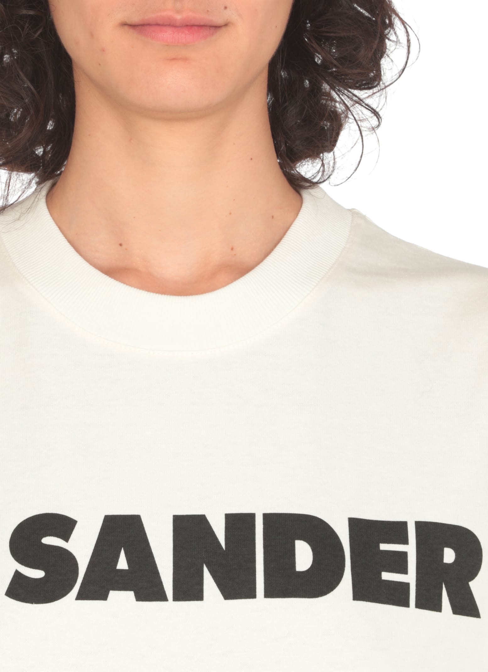 Shop Jil Sander T-shirt With Logo In White