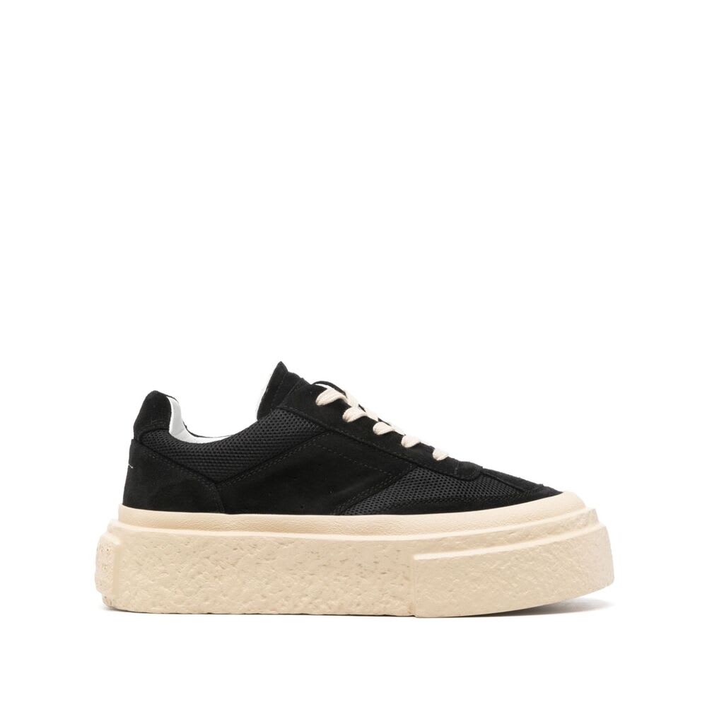 Shop Mm6 Maison Margiela Sneakers In Black