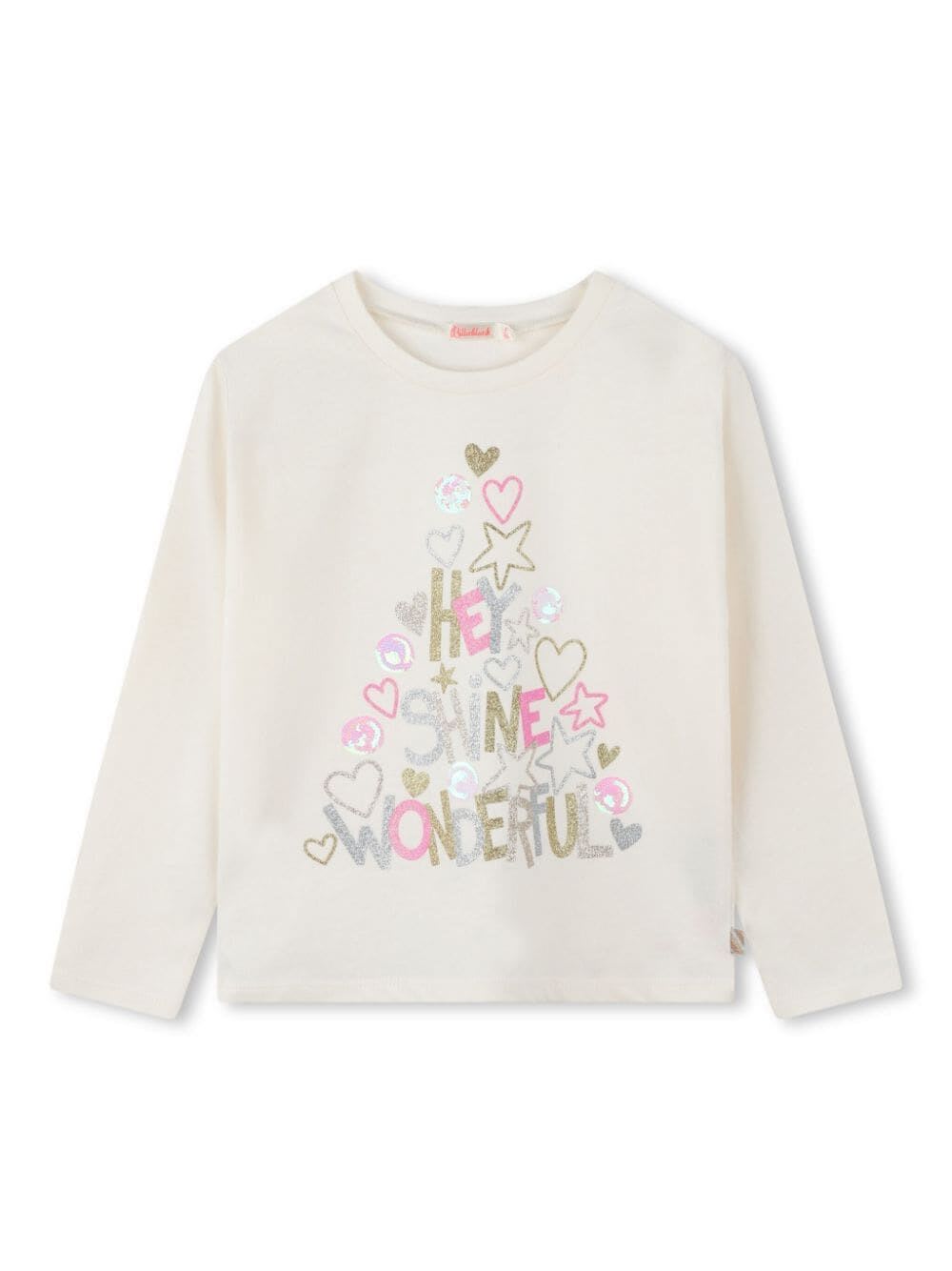 Shop Billieblush T-shirt In Rice