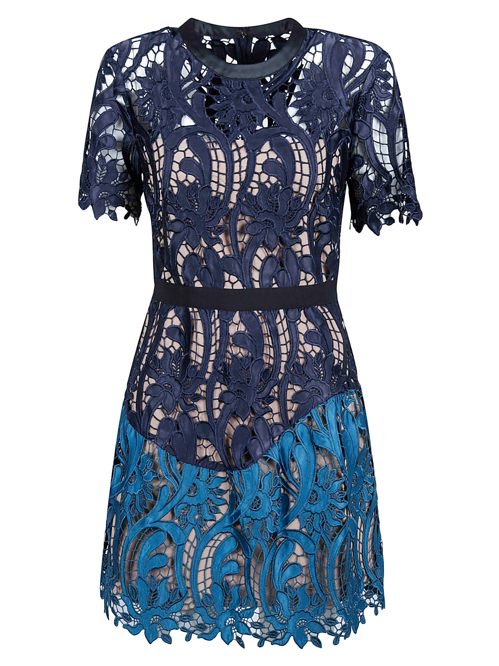 Prairie Guipure Mini Dress