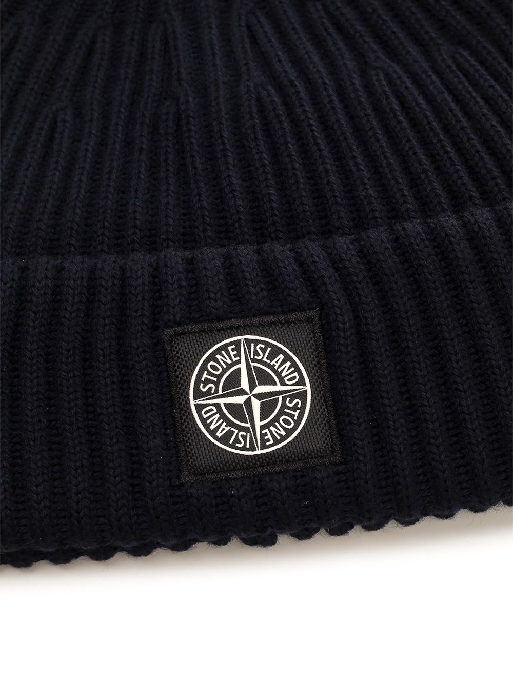 Shop Stone Island Rws Wool Hat In Blue