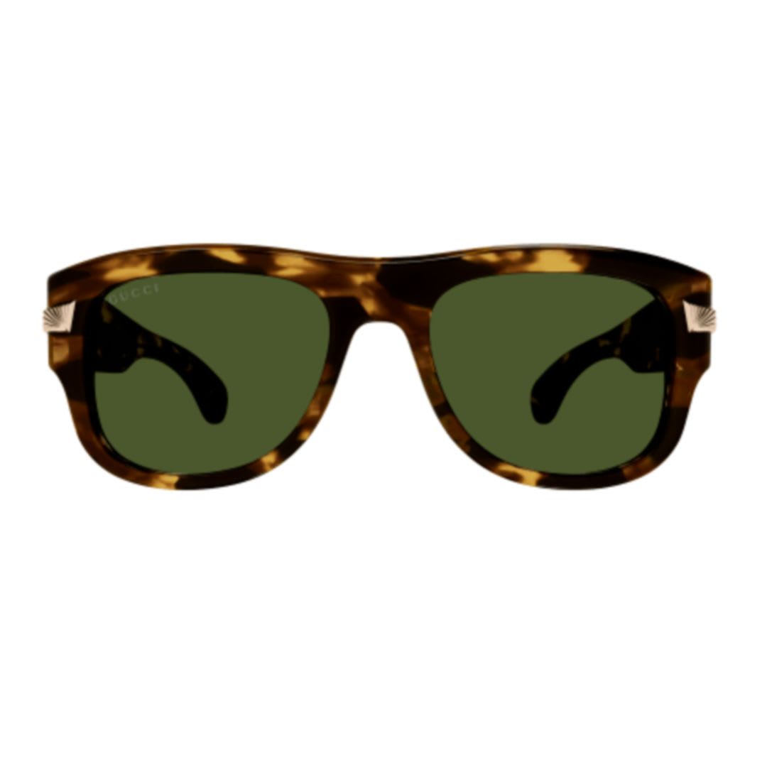 Shop Gucci Gg1517s003 Havana Havana Green