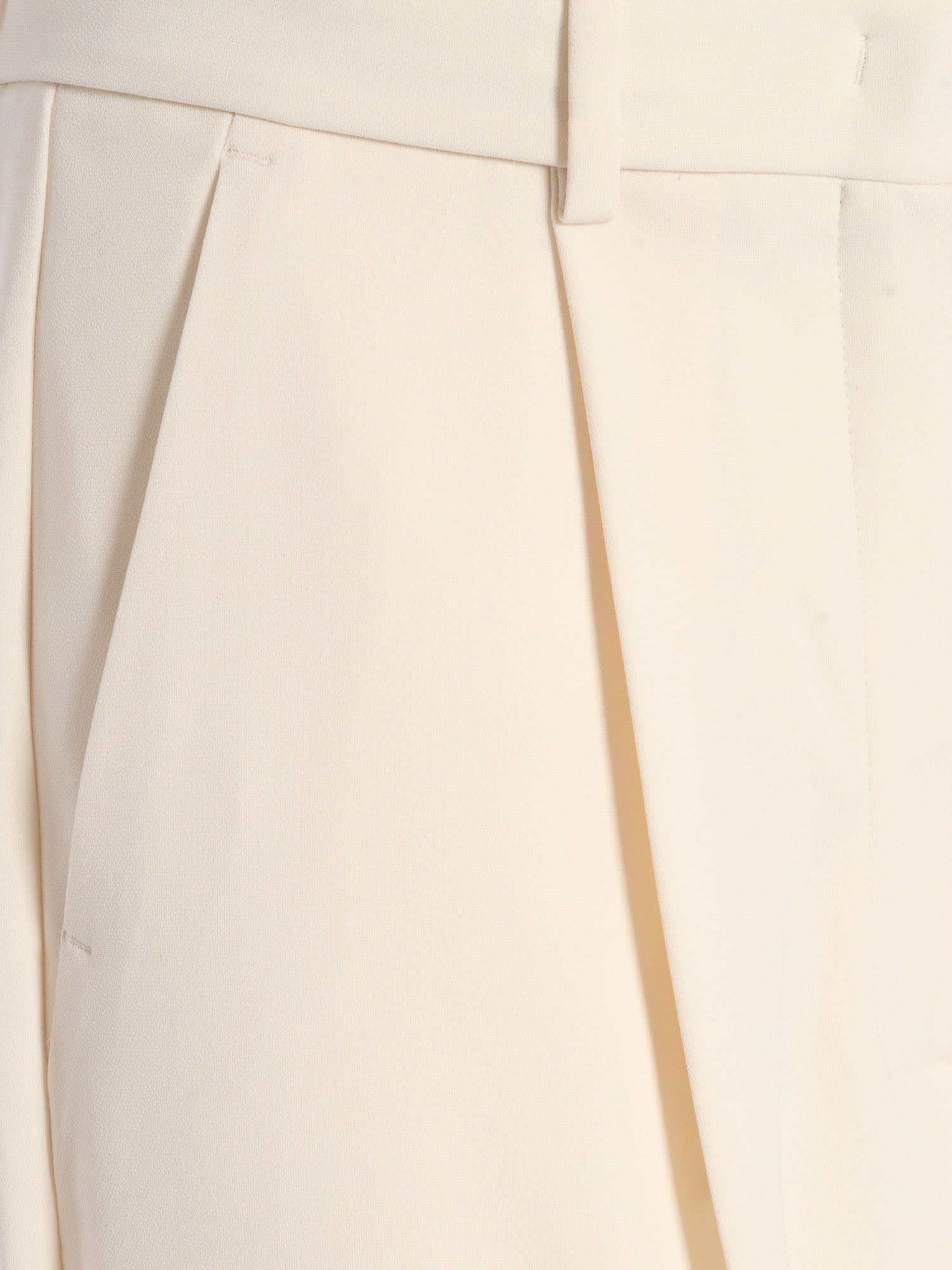 Shop Weekend Max Mara Ronchi Long Trousers In White