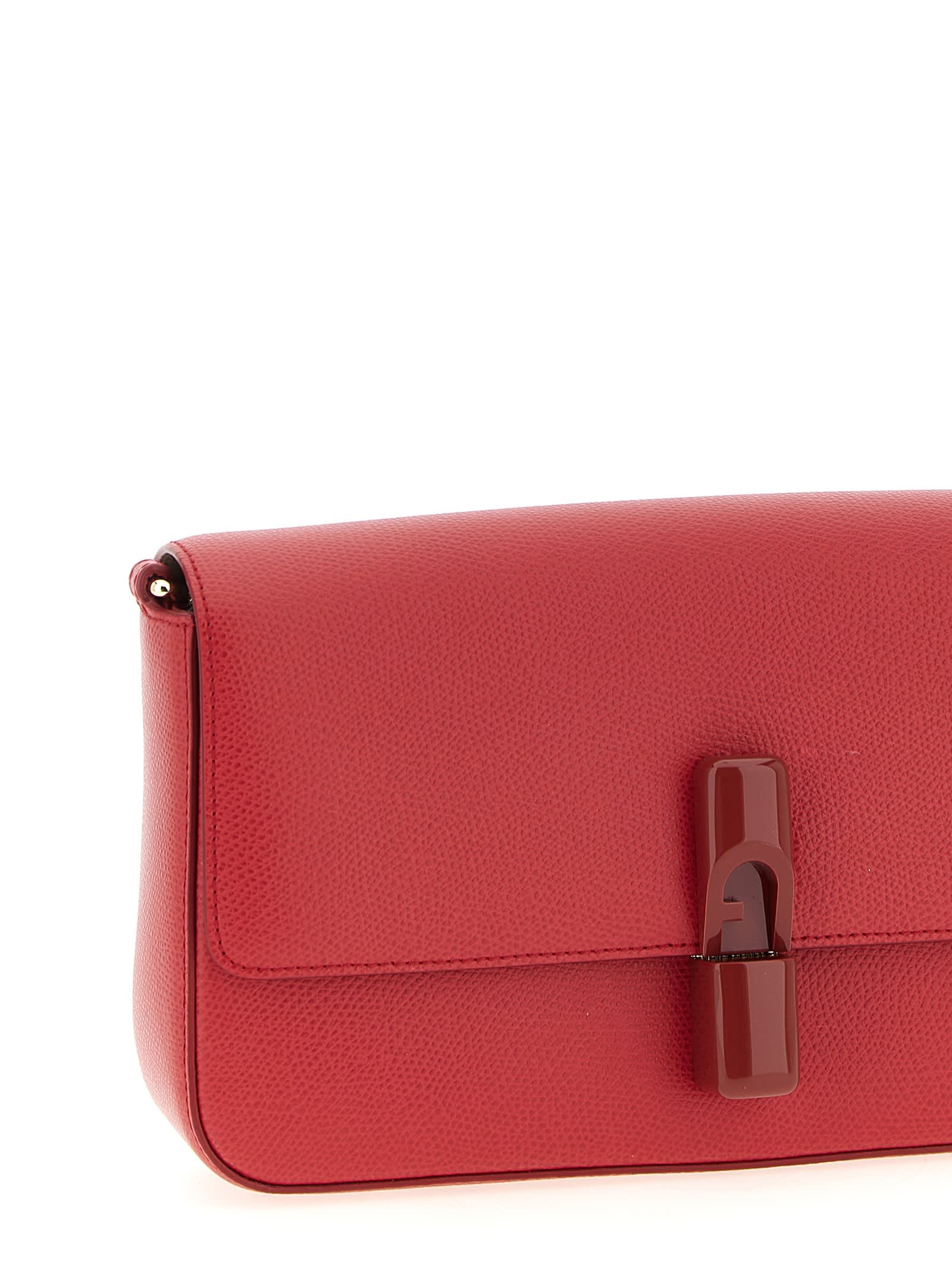 Furla Iride S Crossbody In Red