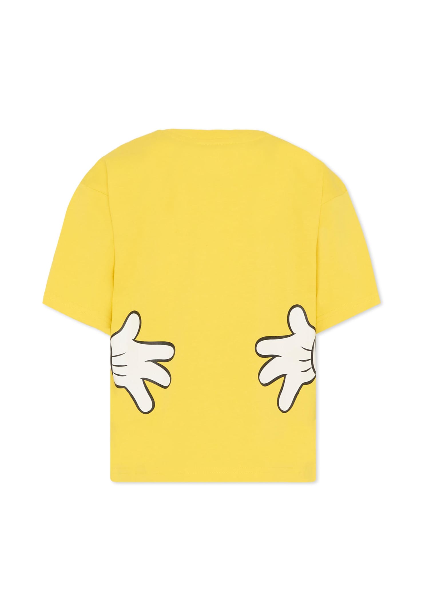 Marc Jacobs Yellow T-shirt For Kids With Mickey Mouse In White