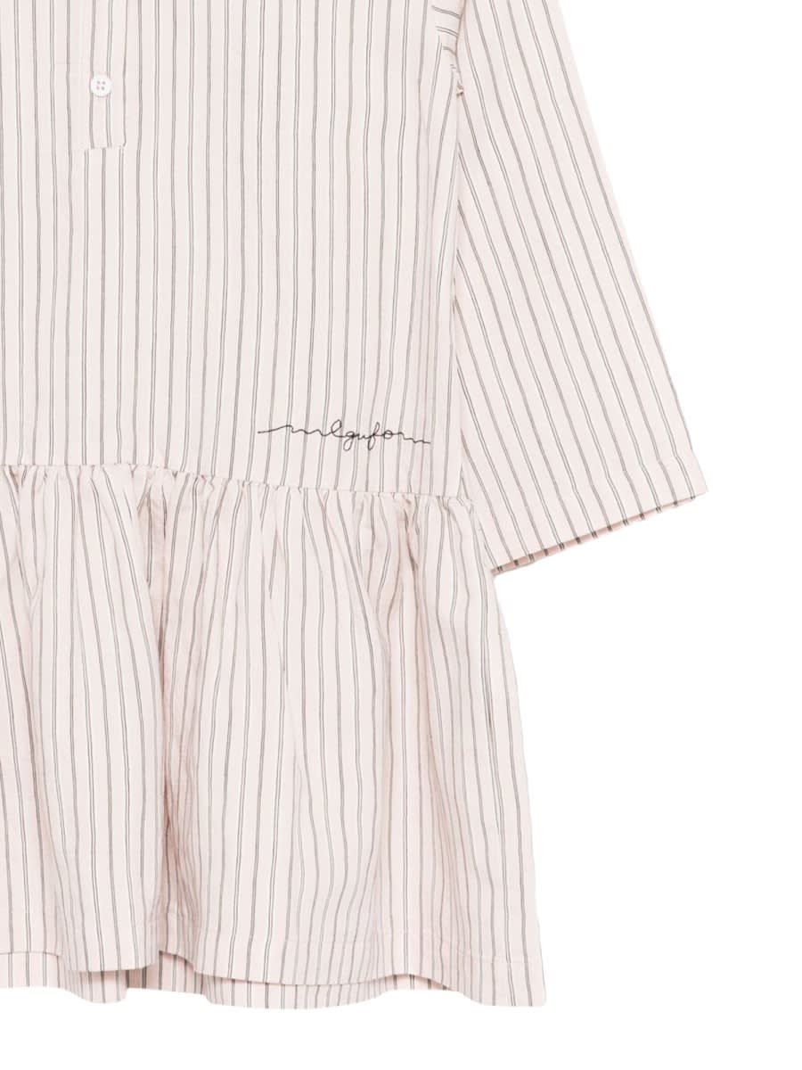Il Gufo Dress M/long Frappe In Multicolour