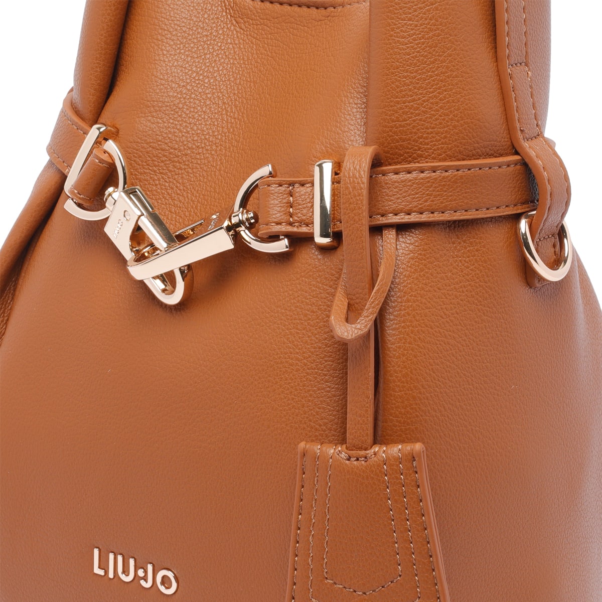 Liu •jo Bucket Bag With Buckle Detail And Top Handle