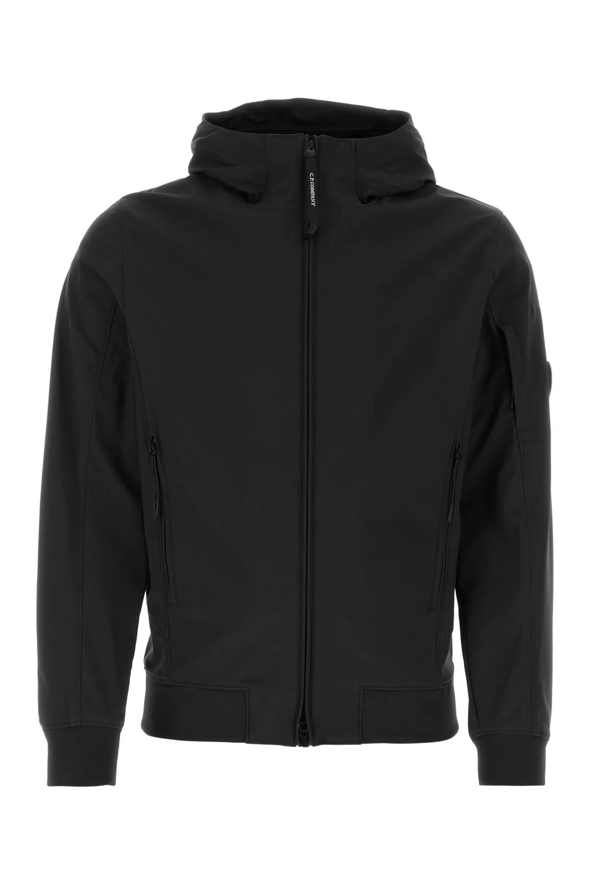 C.p. Company Windproof Jacket In Black