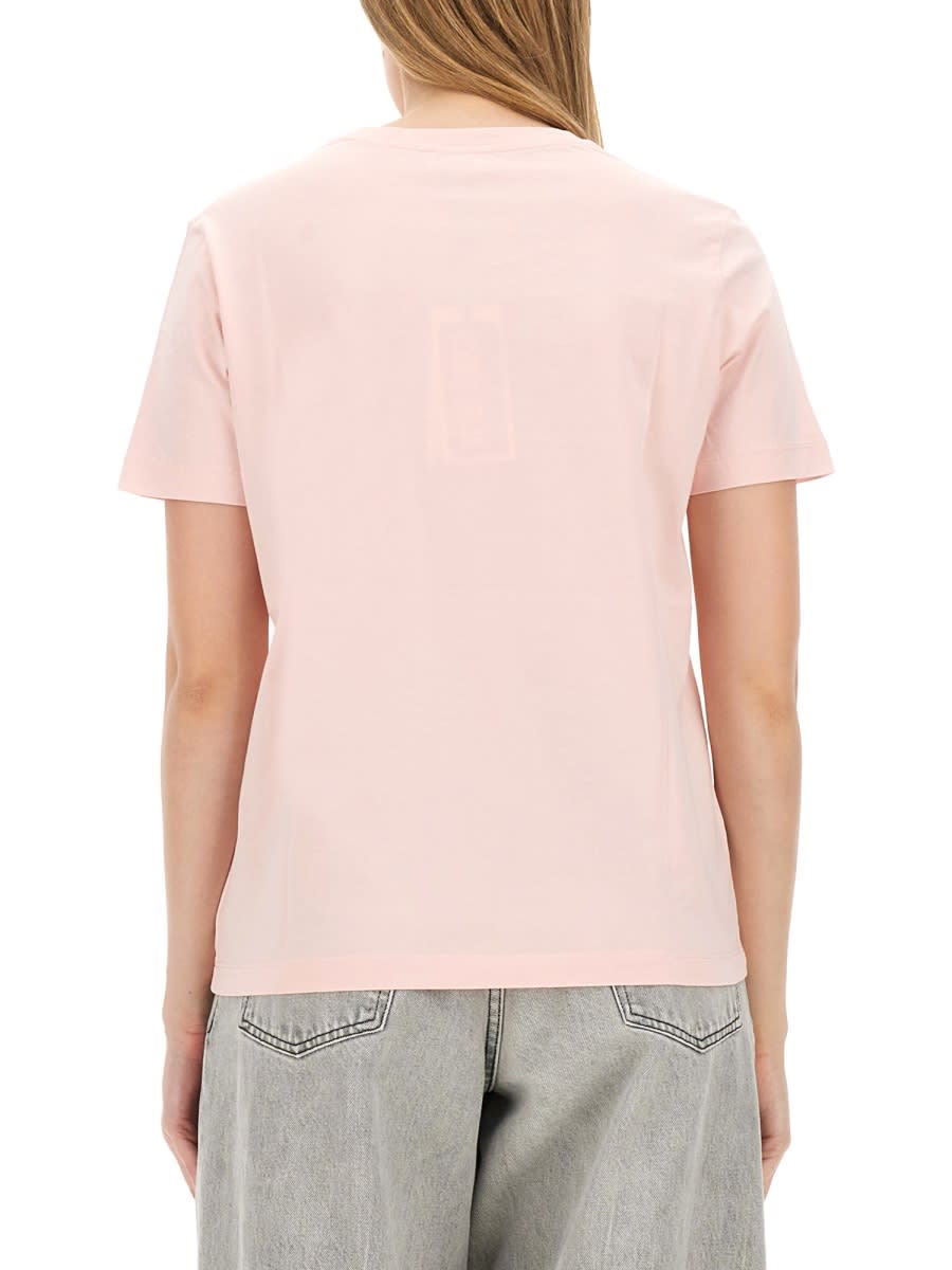 Shop Kenzo T-shirt With Logo In Pink