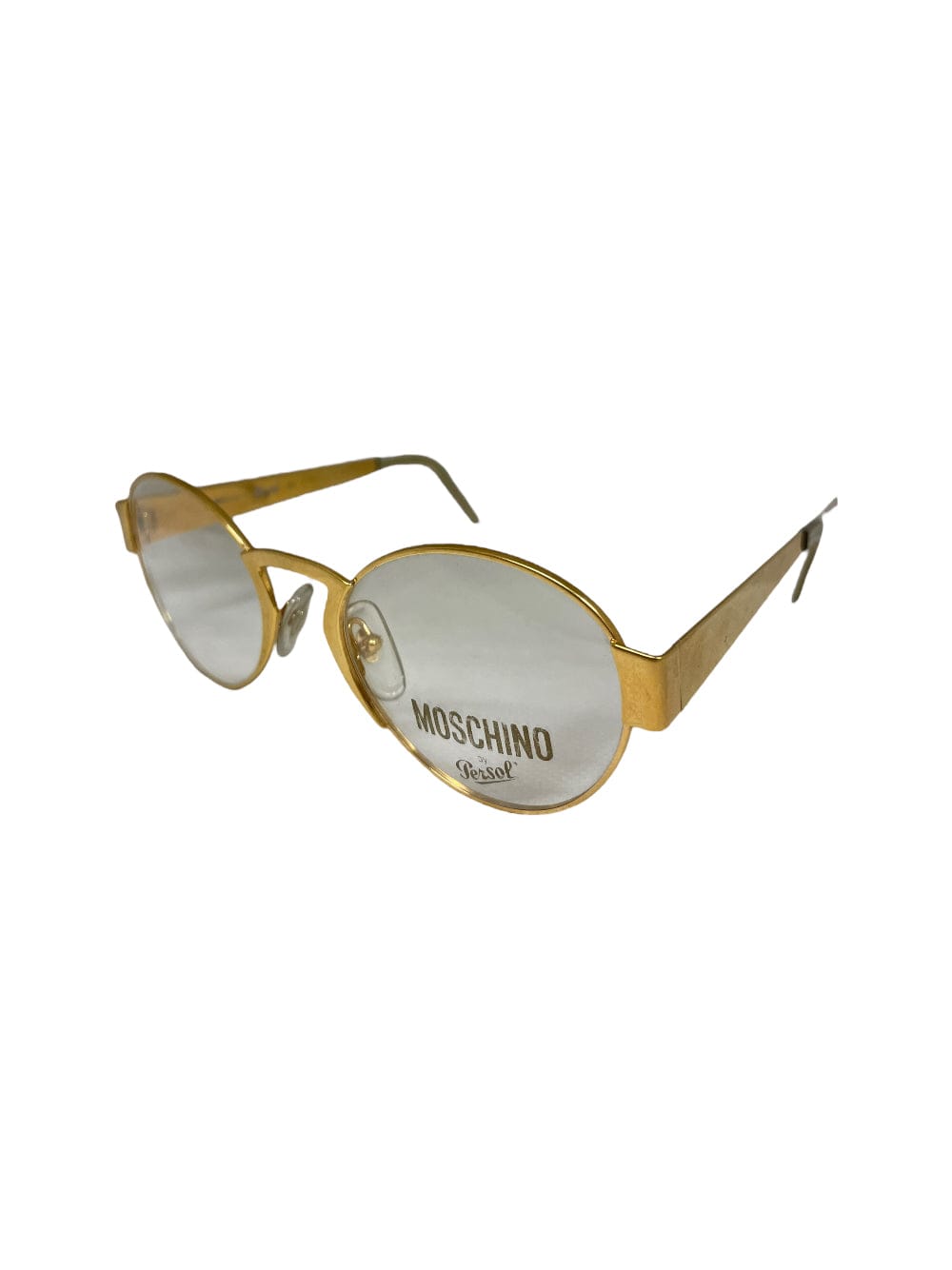 Shop Moschino Eyewear M08 - Gold Sunglasses