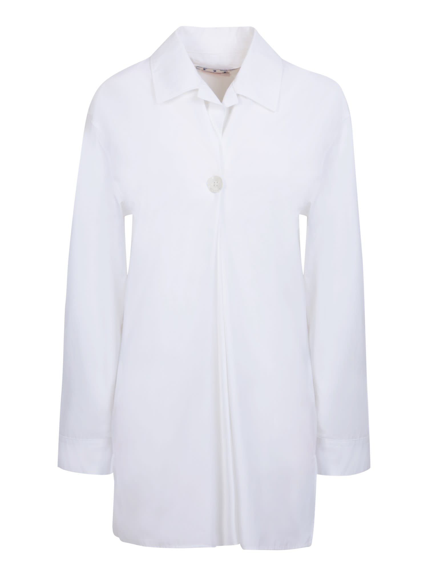 Off-white Poplin Shirt In White