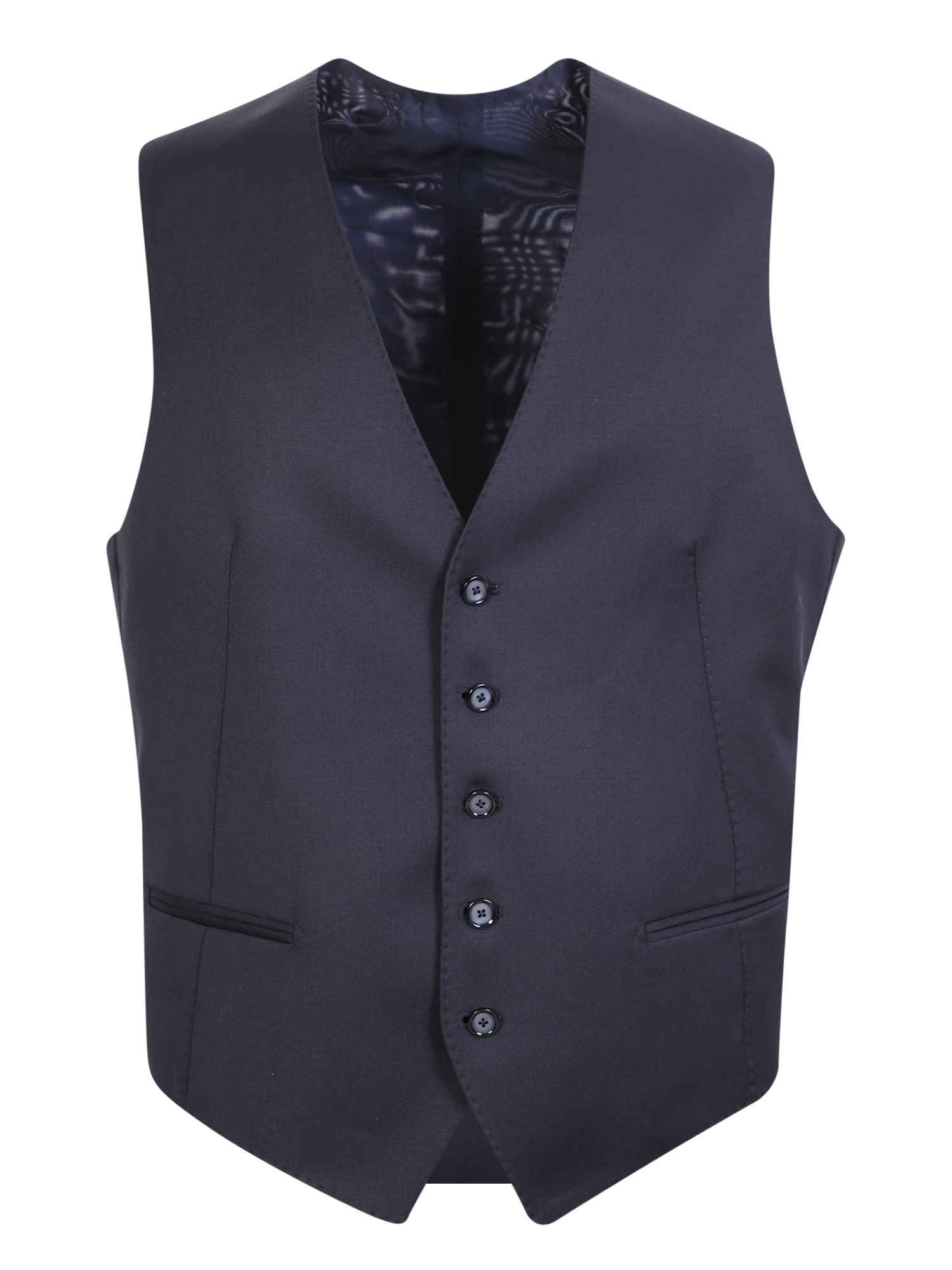 Shop Tagliatore Suit With Vest Sallia Blue