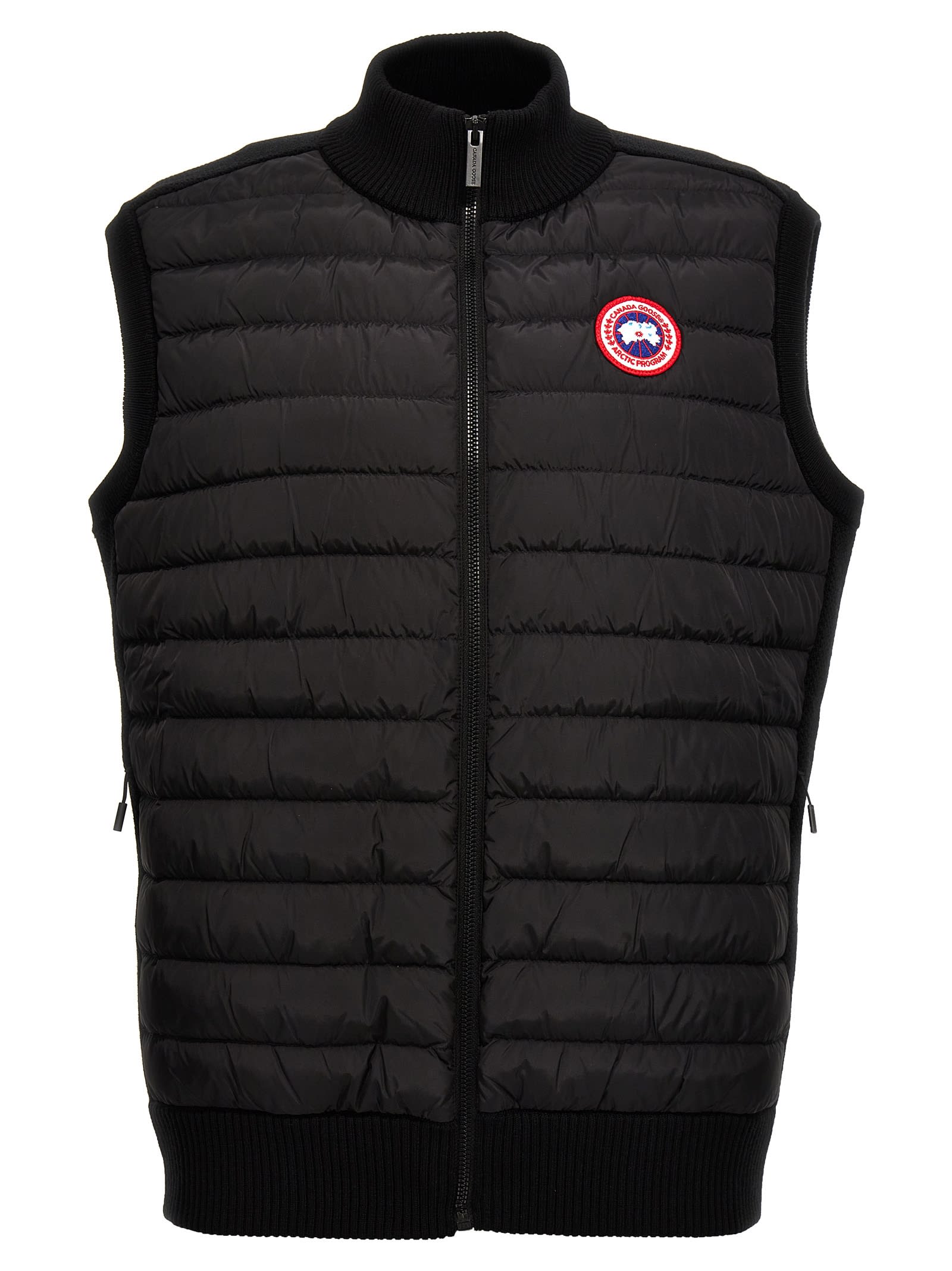 Shop Canada Goose Hybrdige Vest In Black
