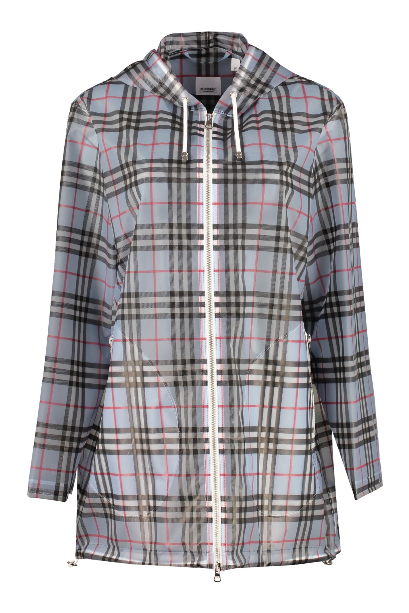 Photo of  Burberry Techno Fabric Raincoat- shop Burberry jackets online sales