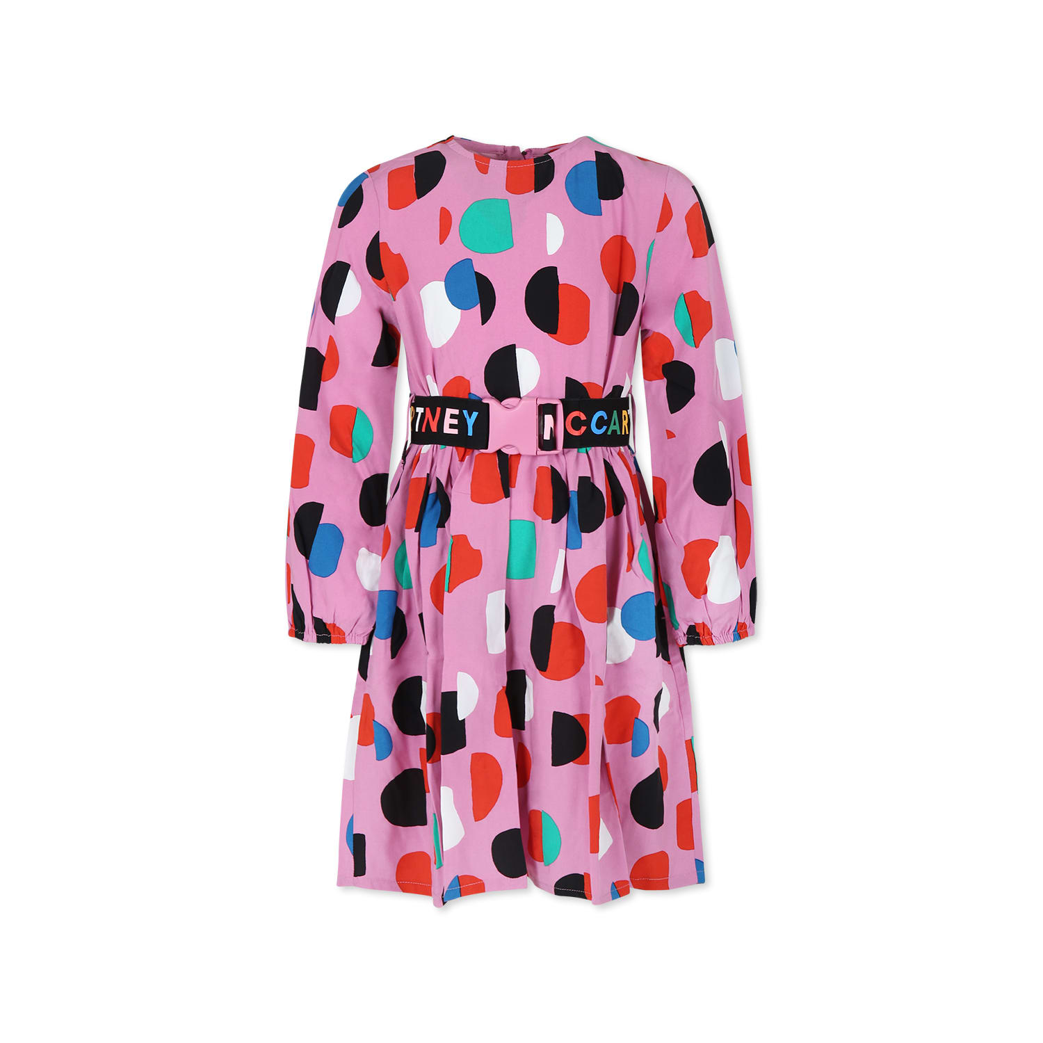 Stella Mccartney Kids' Pink Dress For Girl With Logo