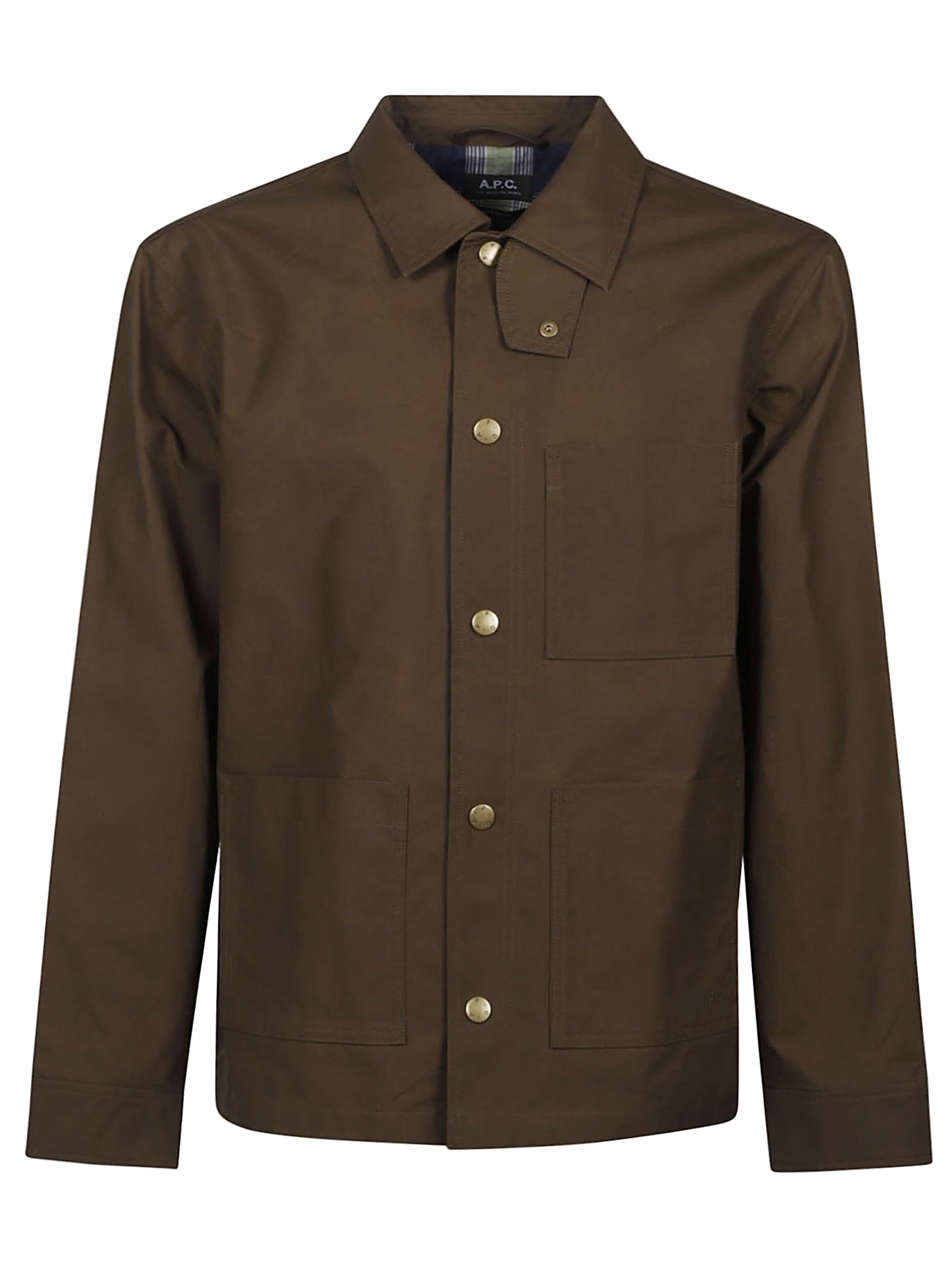 Apc Jacket A.p.c. Men Color Military In Jac Kaki Militaire