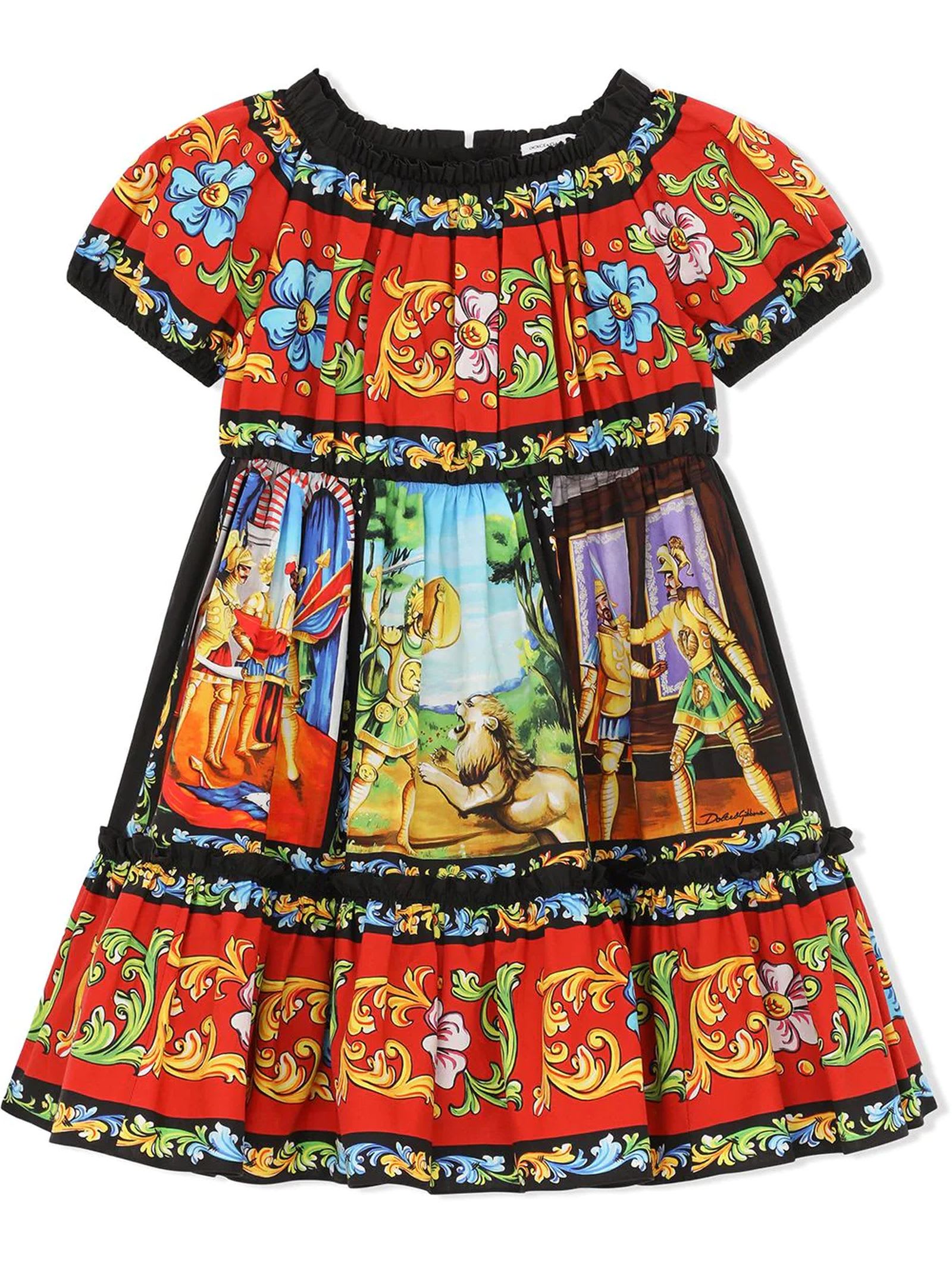 Dolce & Gabbana Multicolour Cotton Dress