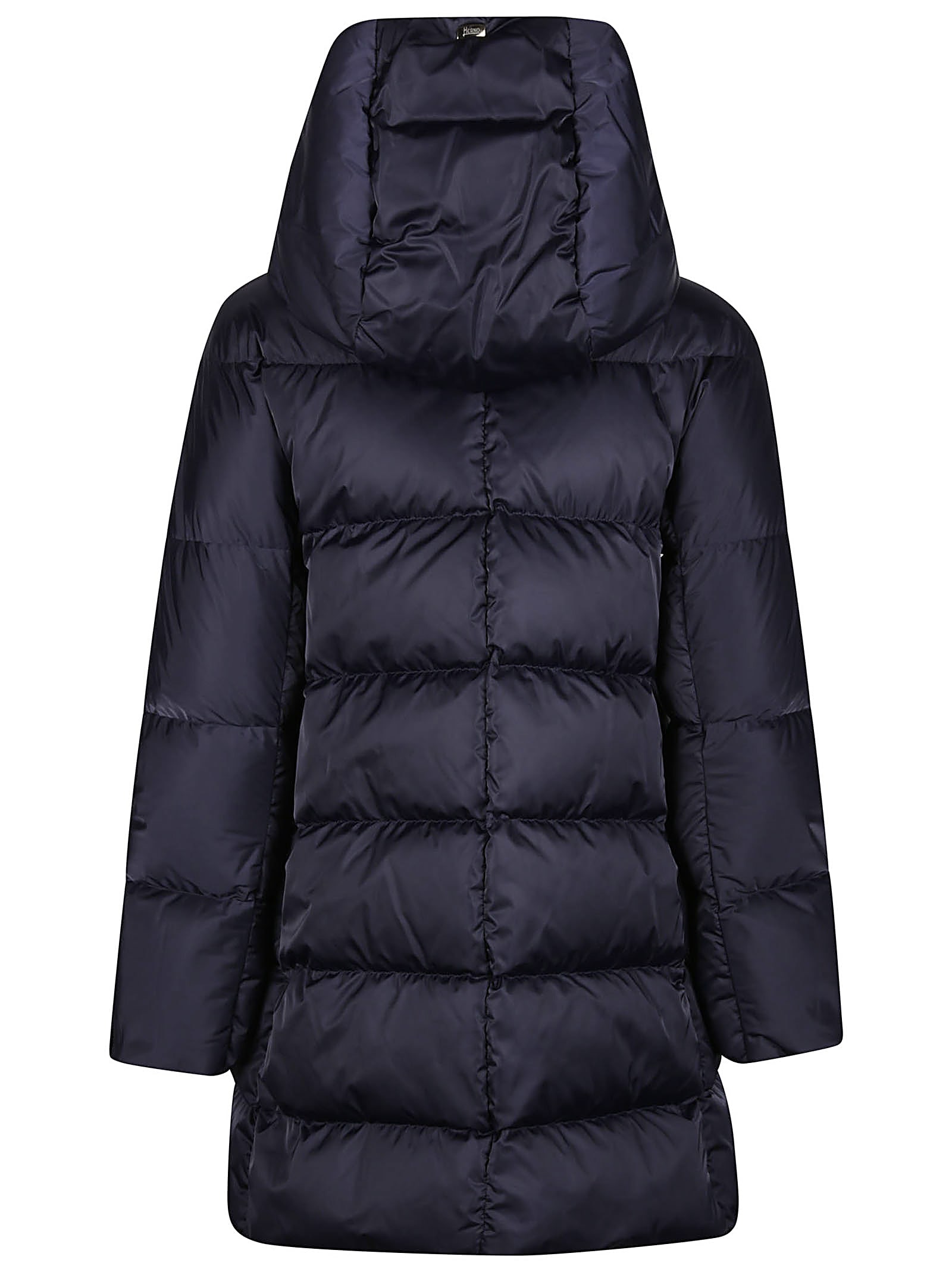 Herno A-shape Down Jacket In Blue