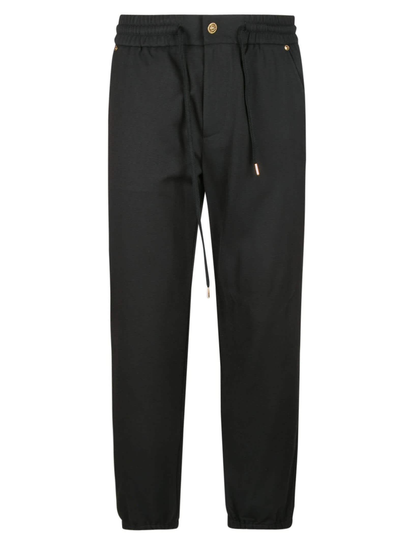 Versace Jeans Couture Drawstring Buttoned Trousers