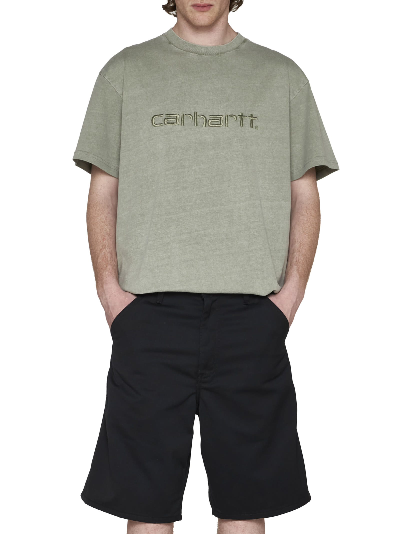 Shop Carhartt Shorts In Black