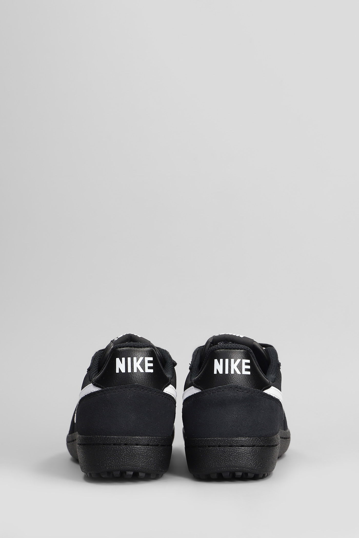 Nike Field General Sneakers In Black Suede And Fabric In Black
